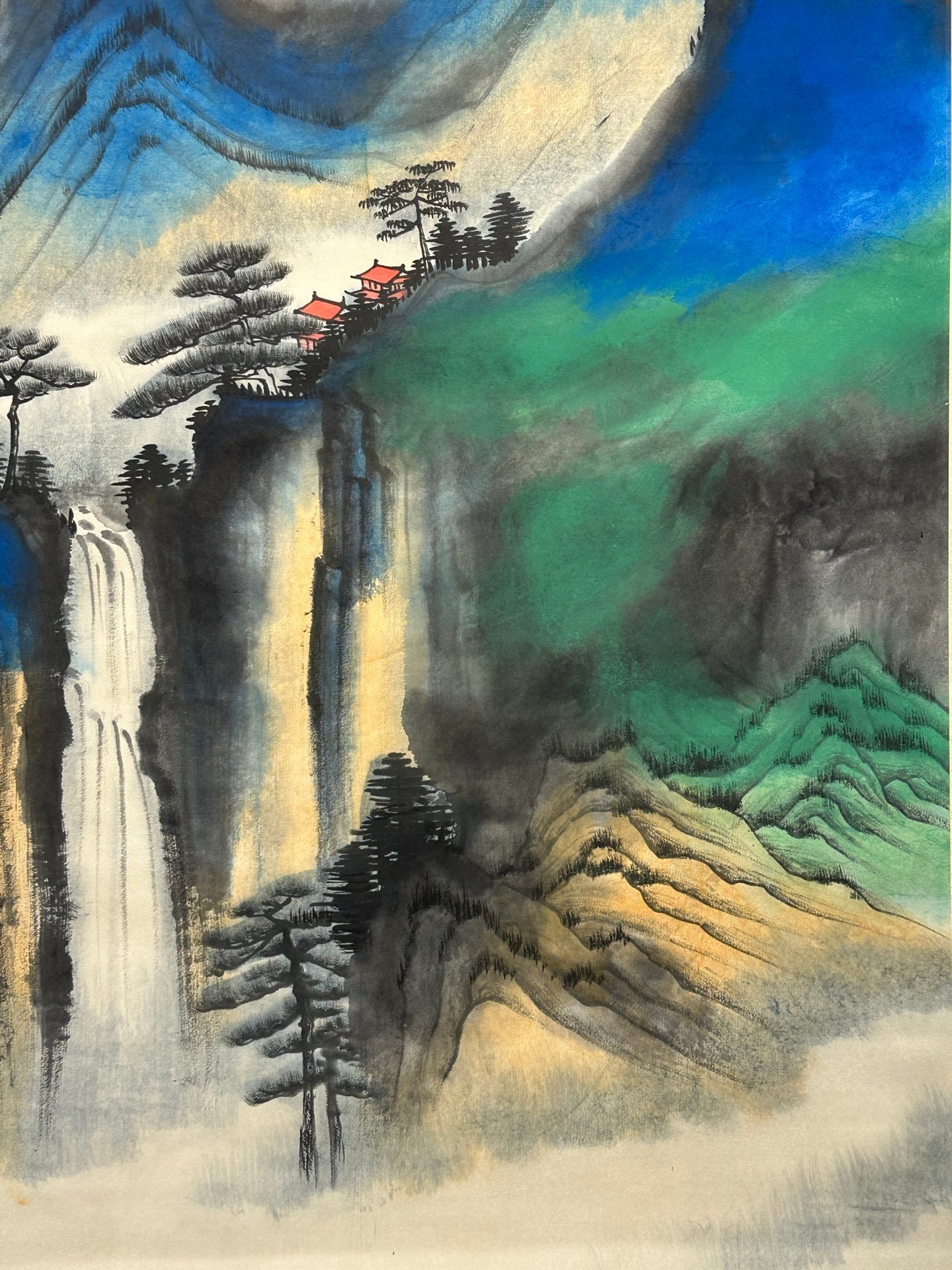 Chinese scroll painting Zhang Daqian