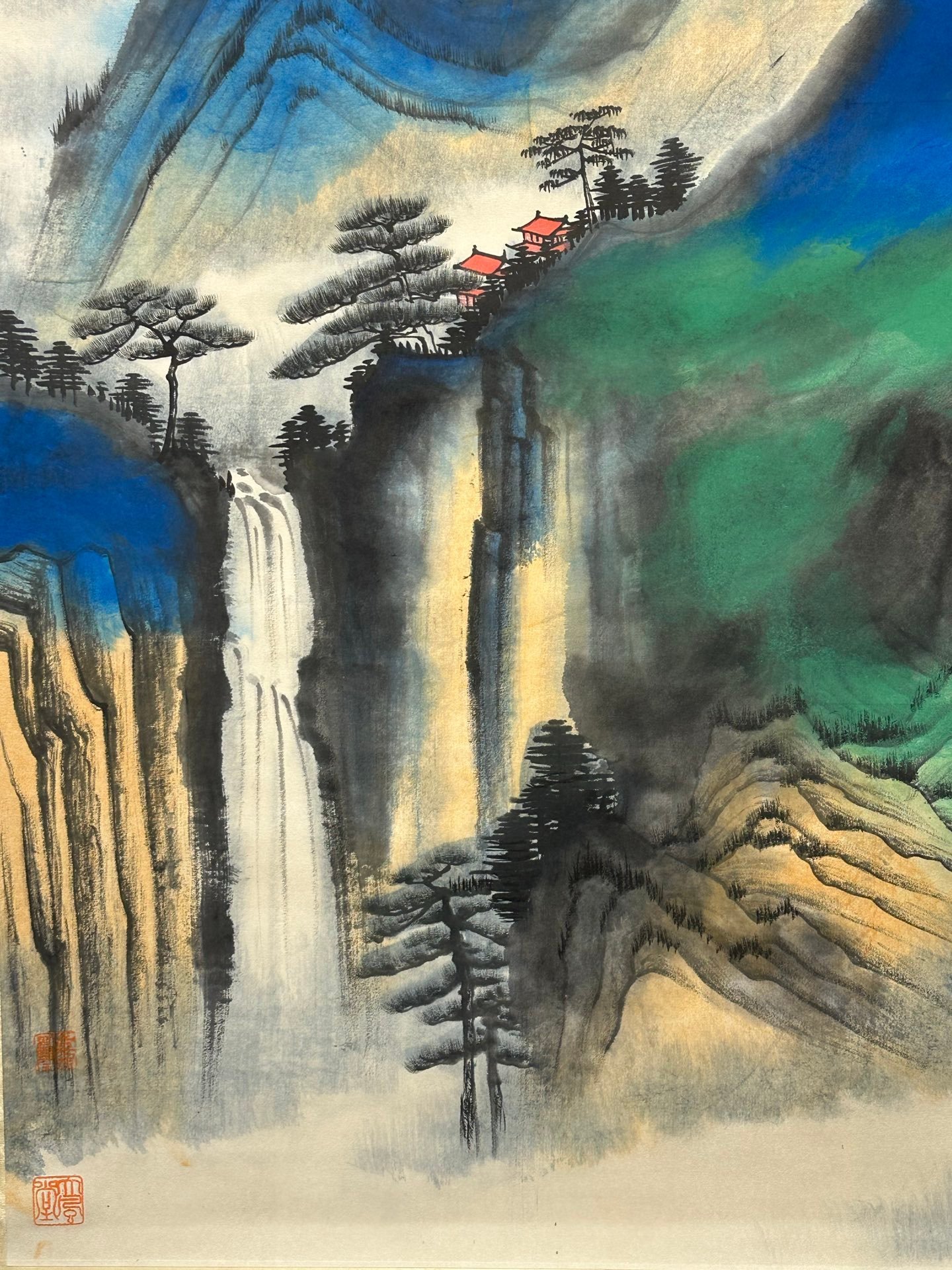 Chinese scroll painting Zhang Daqian
