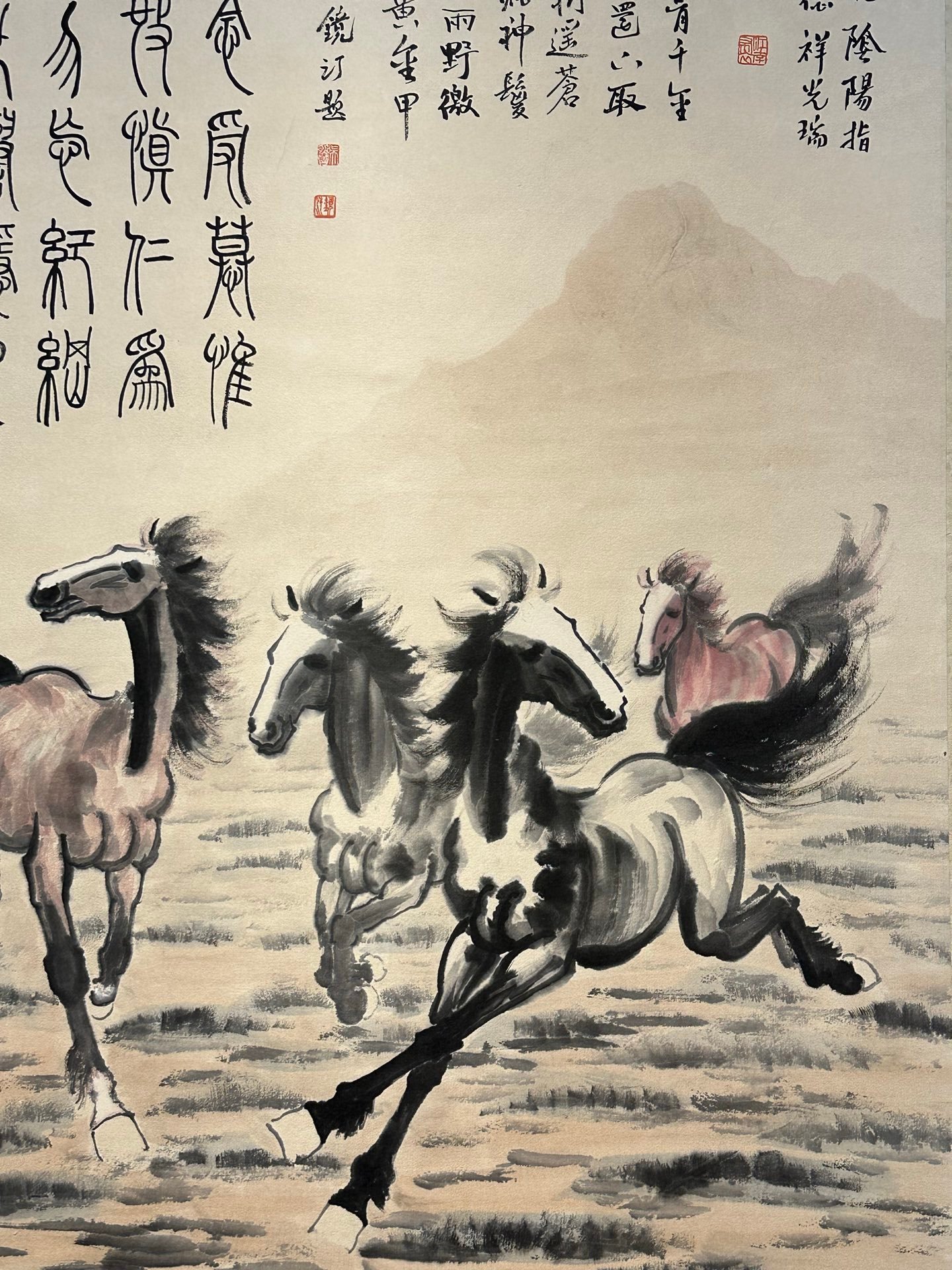 Chinese scroll painting Xu Beihong’