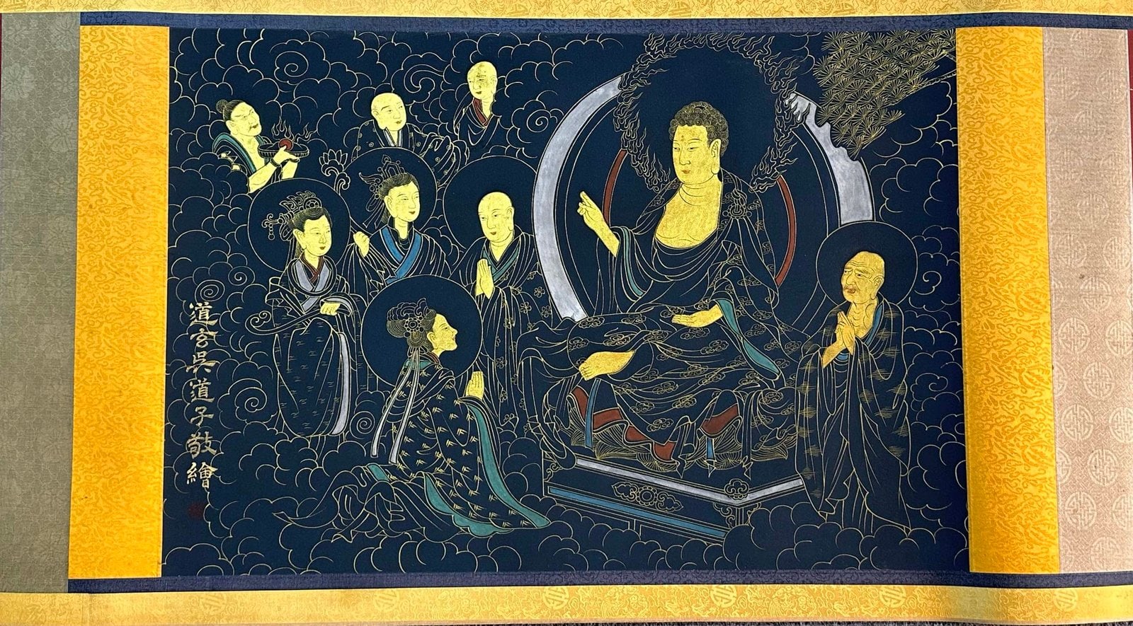 Chinese scroll painting Wu Daozi