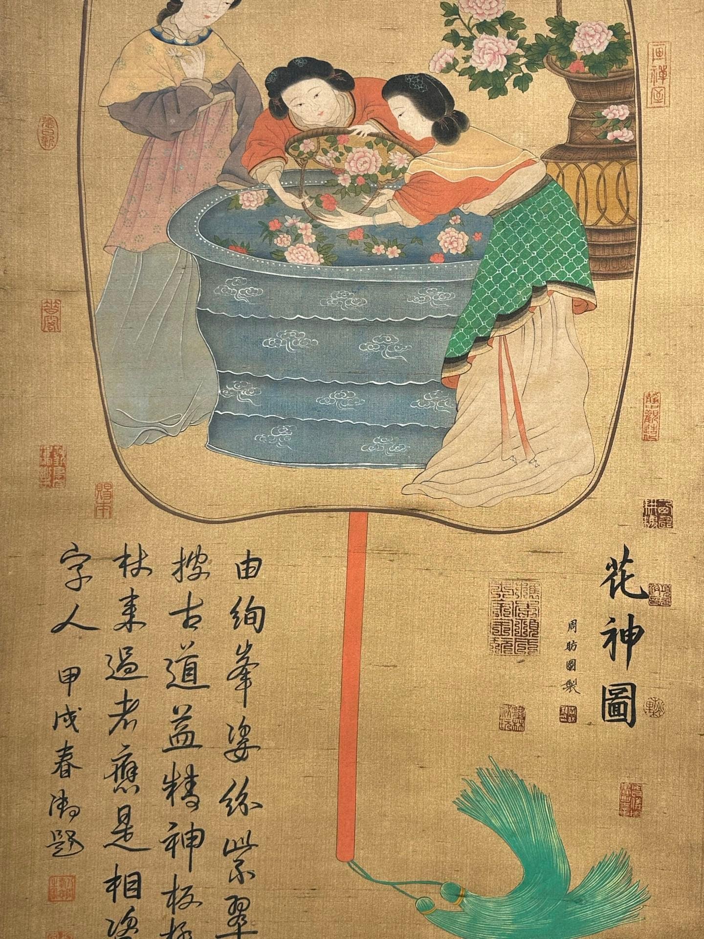 Chinese scroll painting Zhou Fang