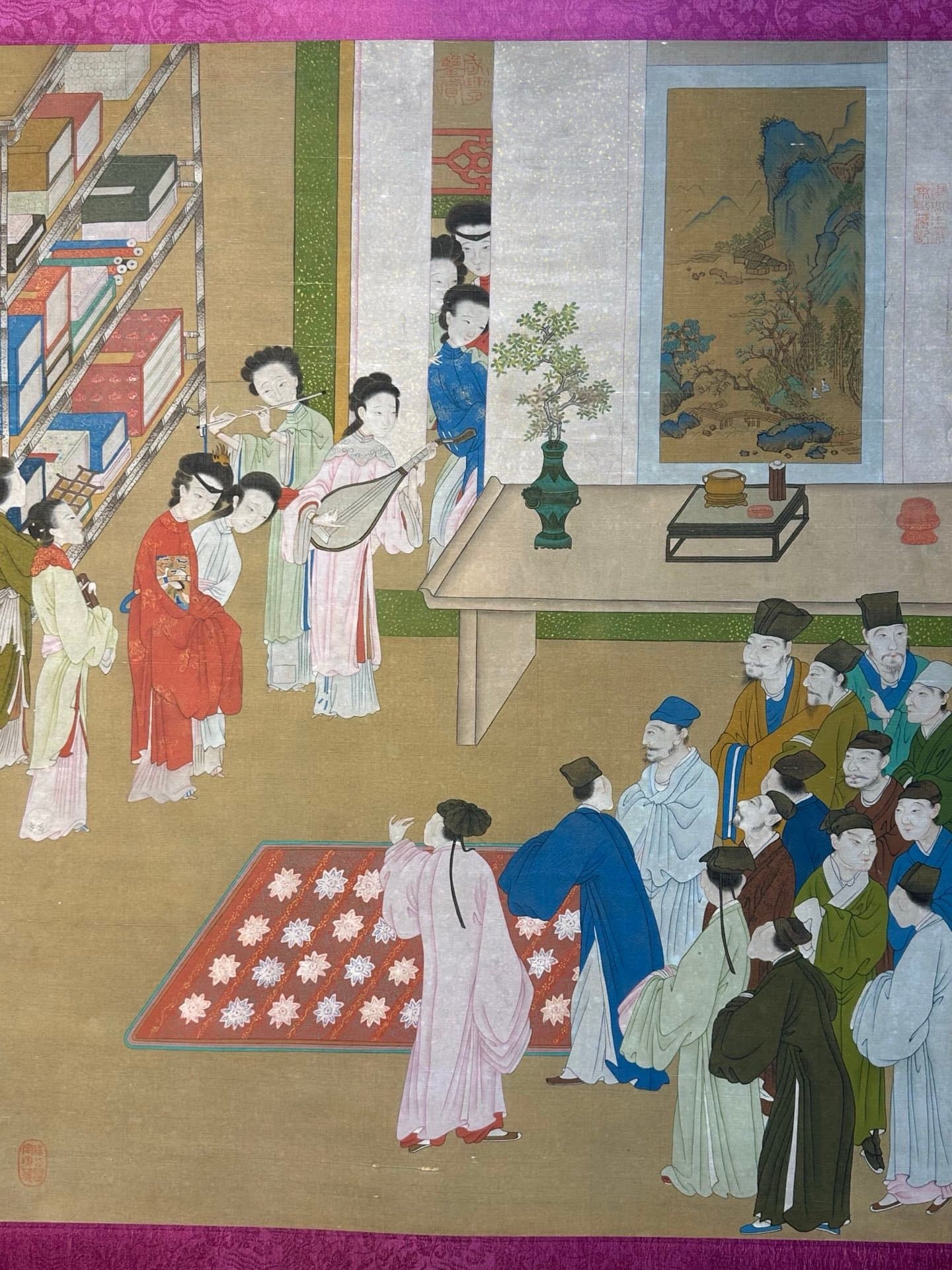 Chinese scroll painting Leng Mei