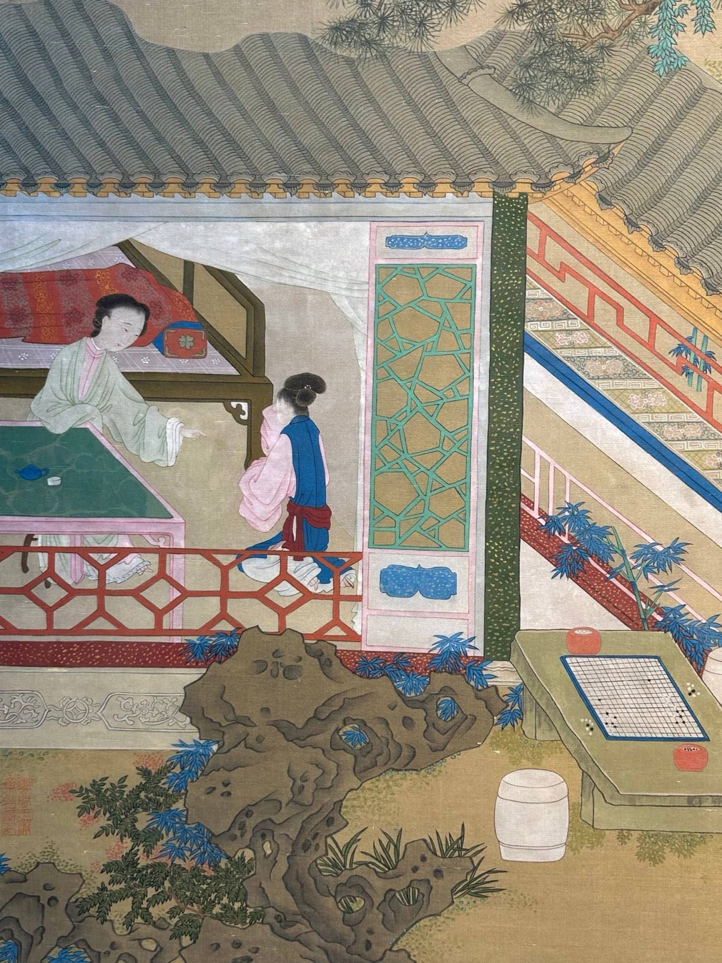 Chinese scroll painting Leng Mei