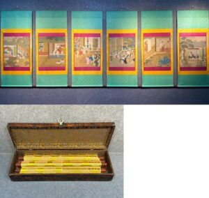 Chinese scroll painting Cold Mei