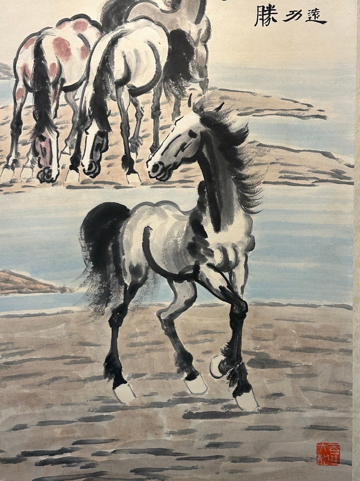 Chinese scroll painting Xu Beihong