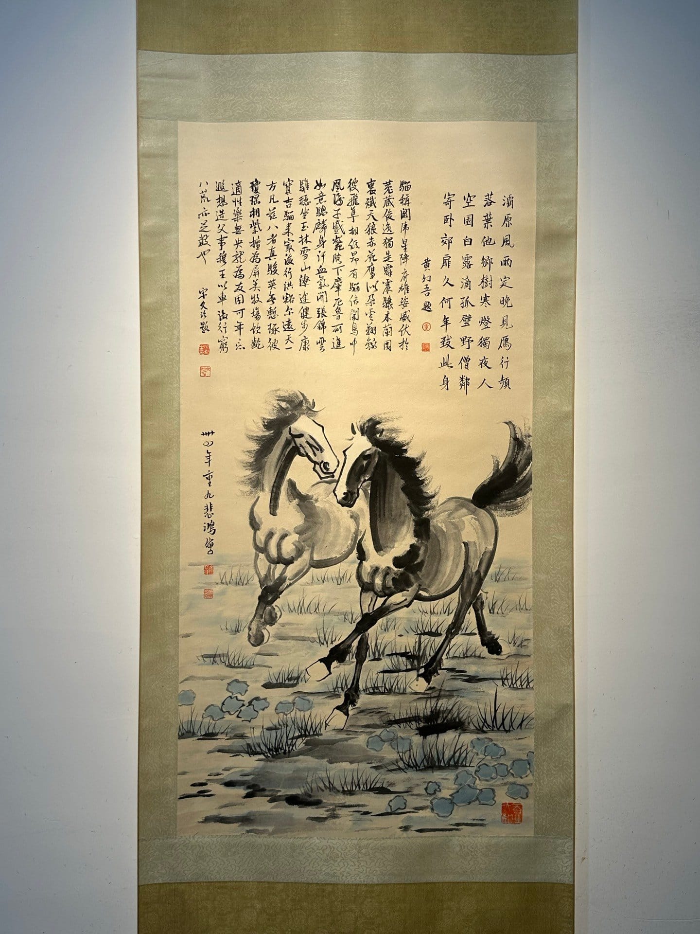 Chinese scroll painting Xu Beihong
