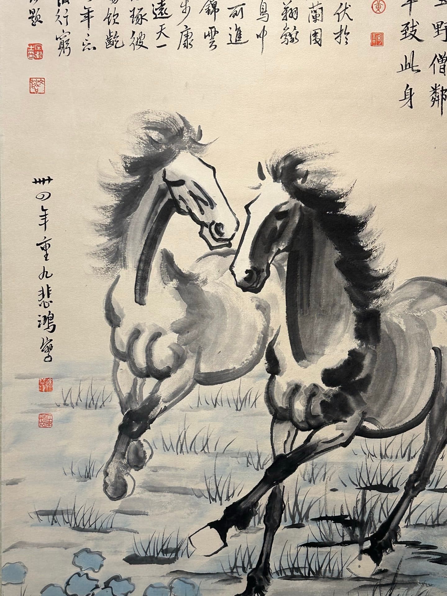 Chinese scroll painting Xu Beihong