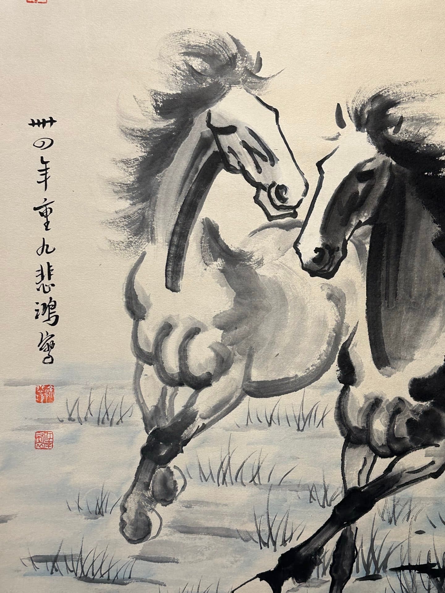 Chinese scroll painting Xu Beihong
