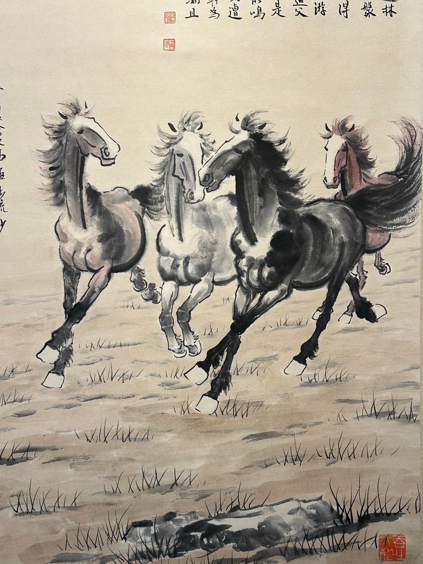 Chinese scroll painting Xu Beihong
