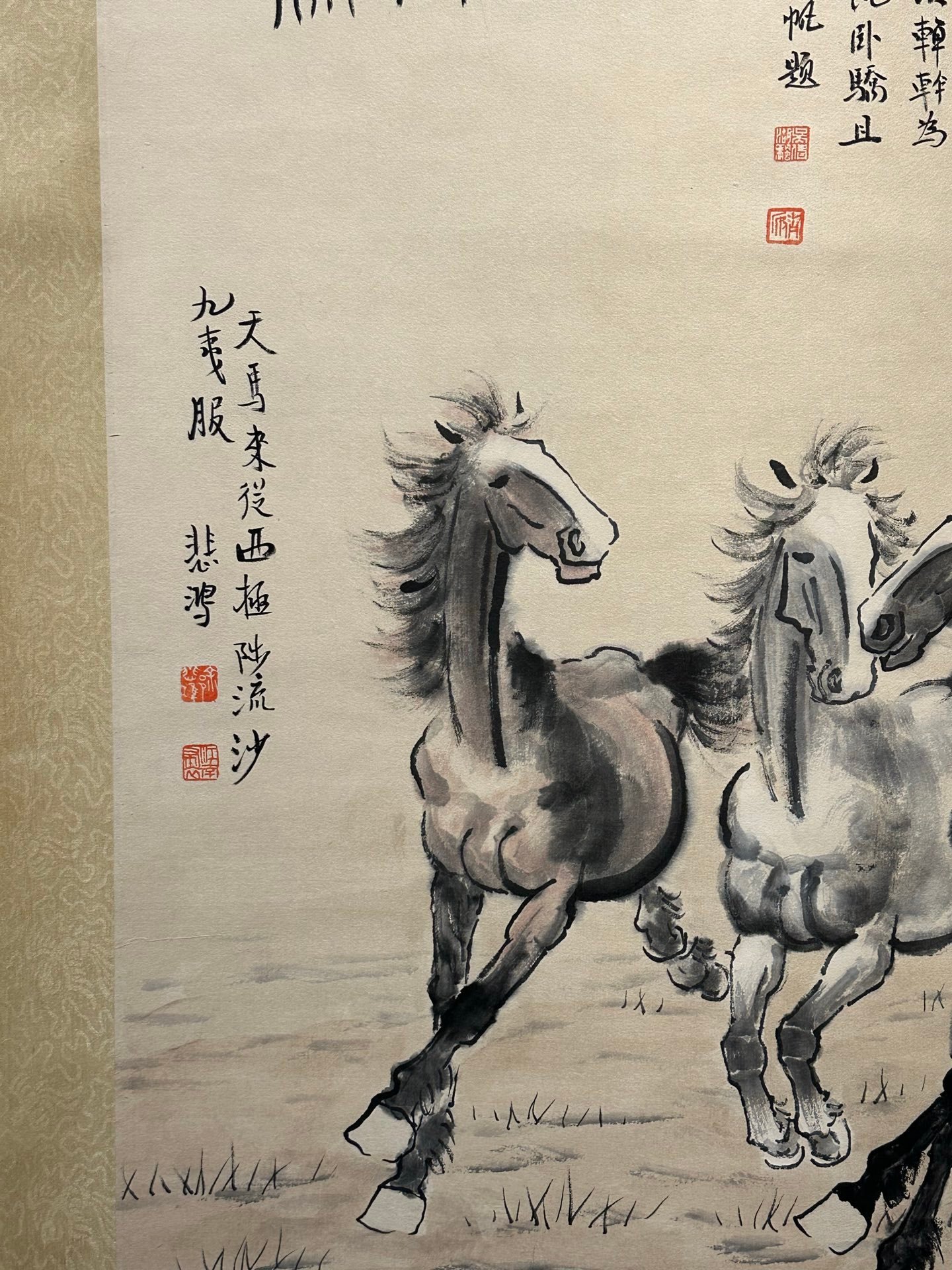 Chinese scroll painting Xu Beihong