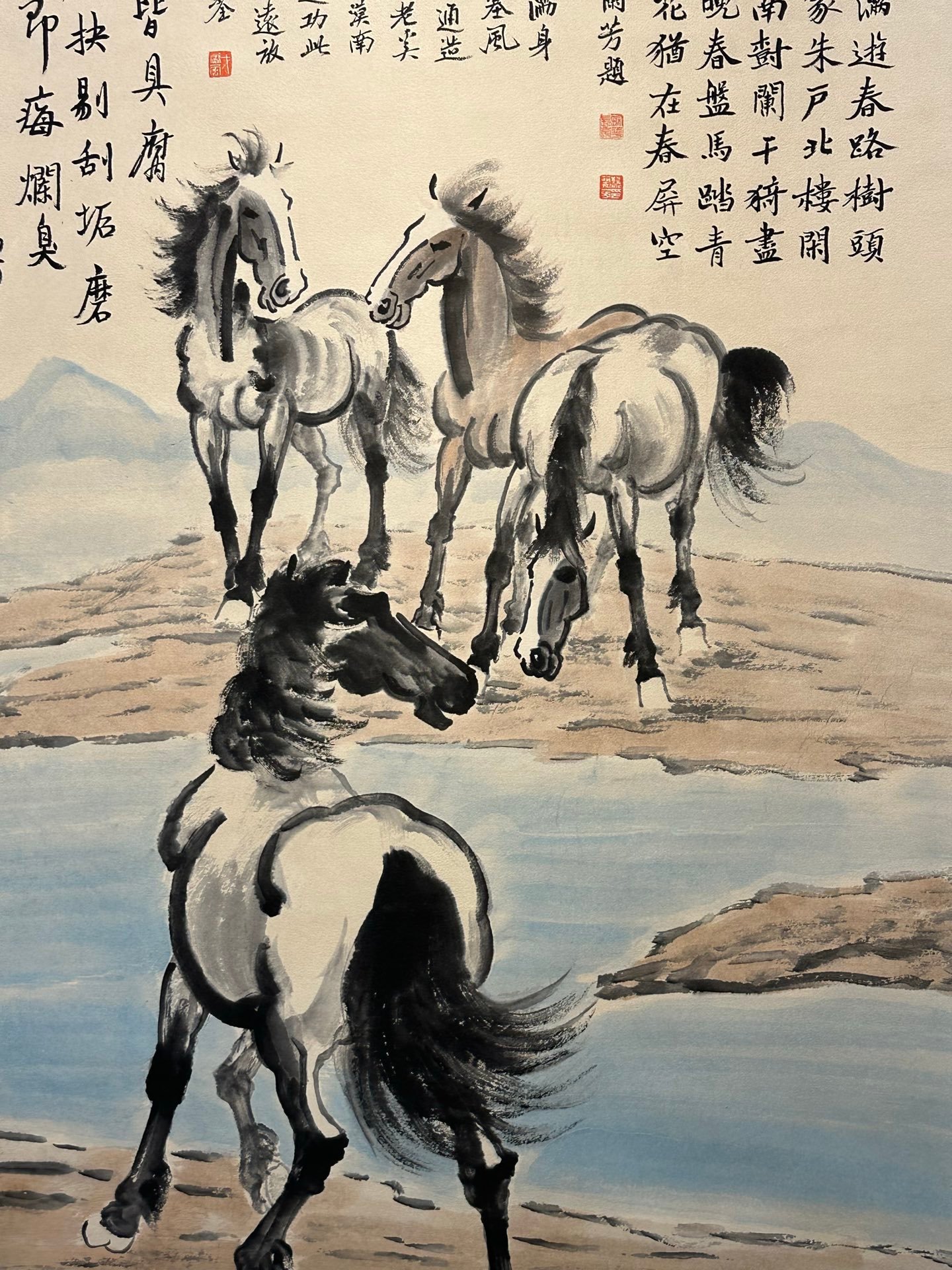 Chinese scroll painting Xu Beihong
