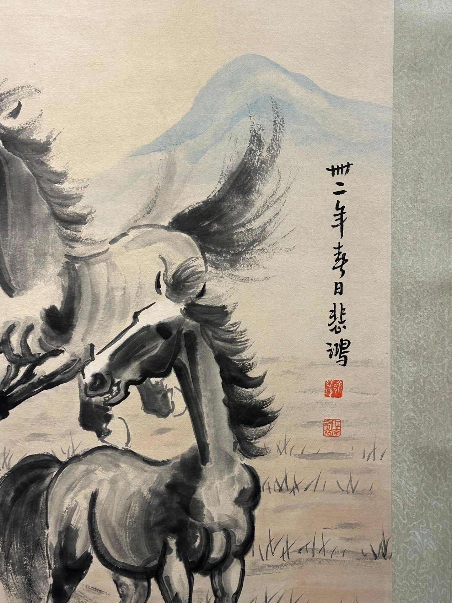 Chinese scroll painting Xu Beihong