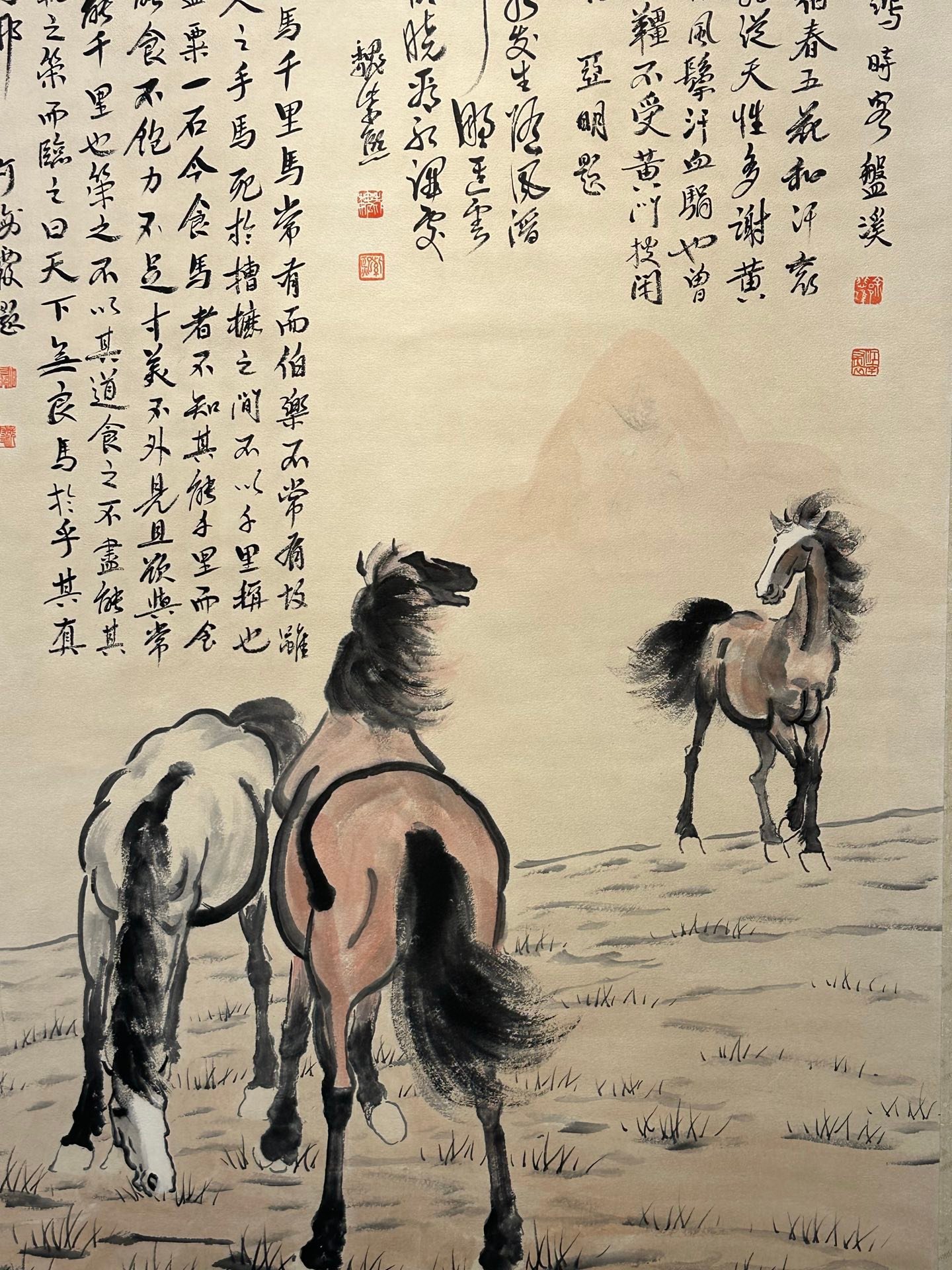 Chinese scroll painting Xu Beihong