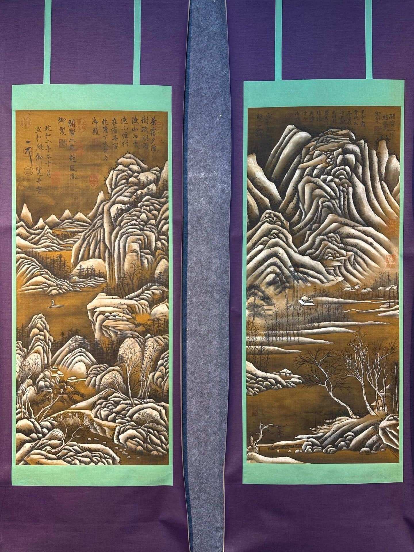 Chinese scroll painting Zhao Kuangyin