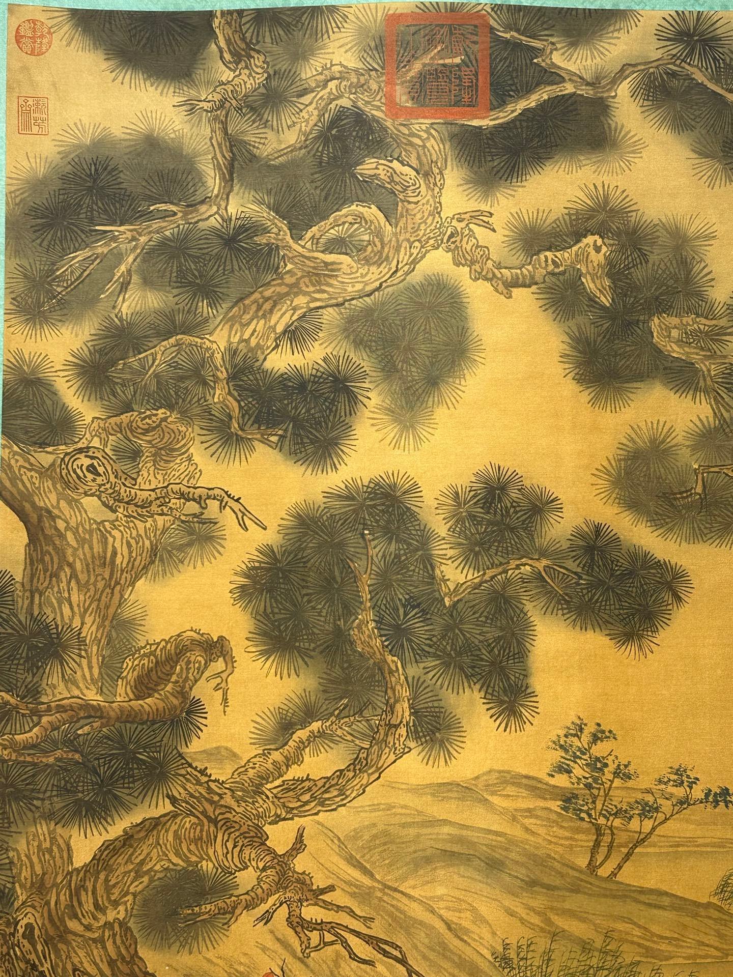 Chinese scroll painting Giuseppe