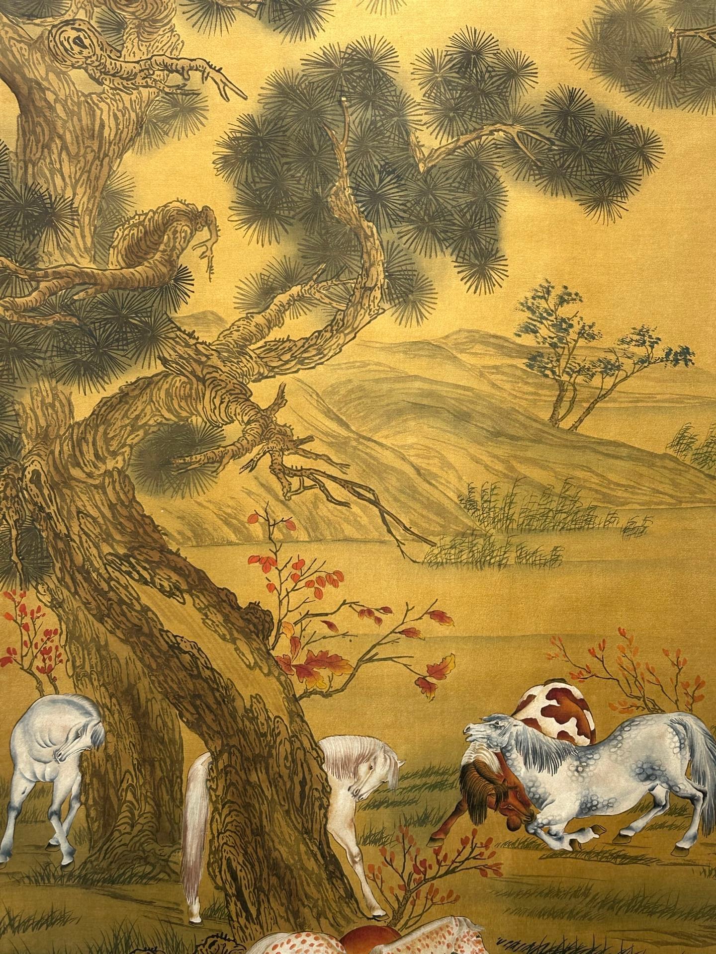 Chinese scroll painting Giuseppe