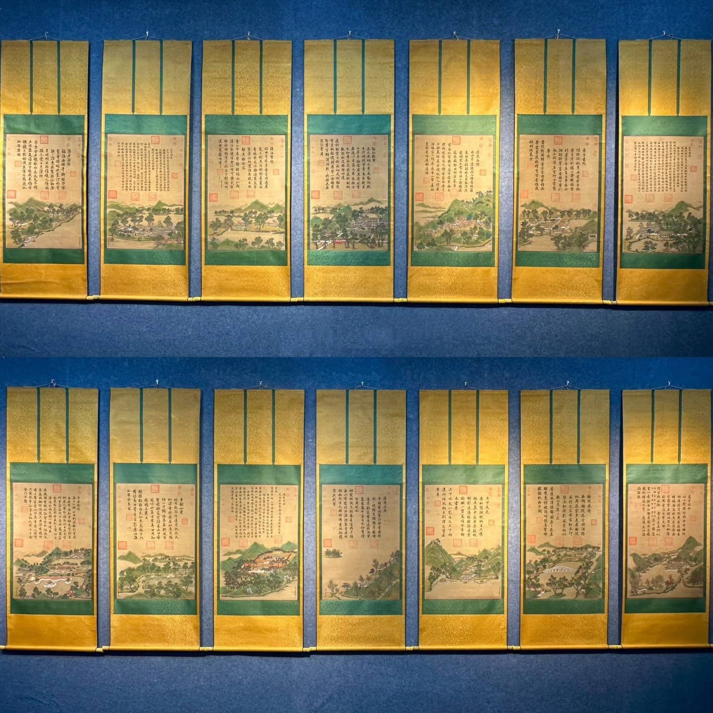 Chinese scroll painting Giuseppe