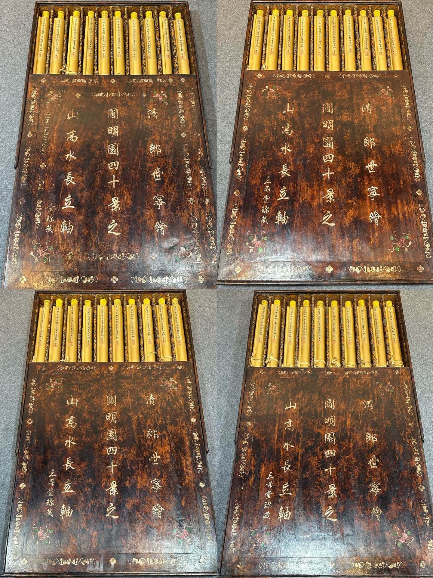 Chinese scroll painting Giuseppe