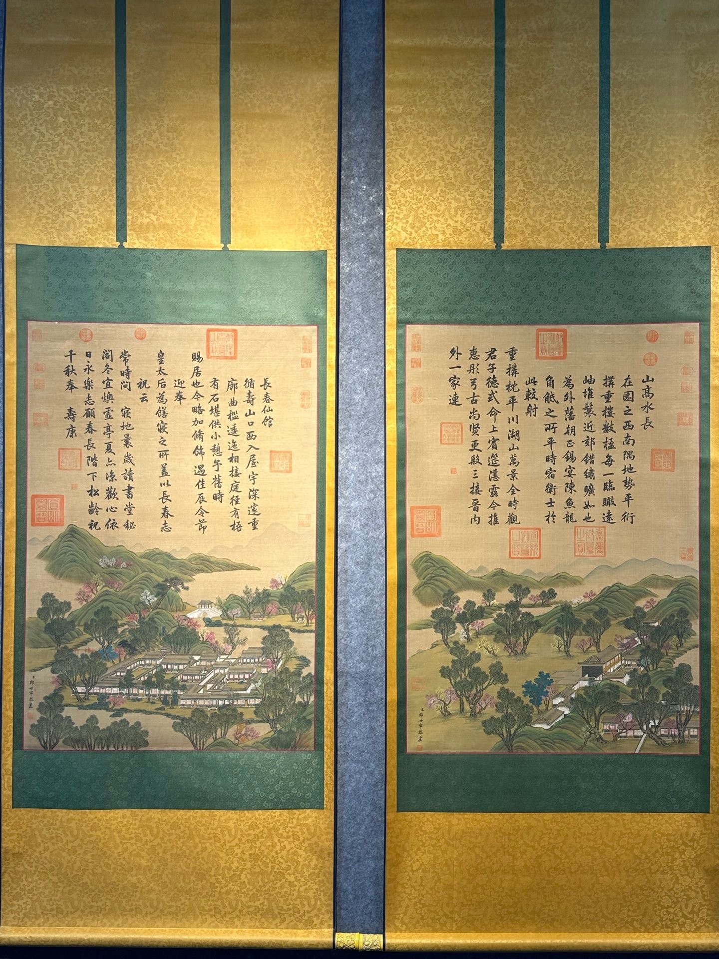 Chinese scroll painting Giuseppe