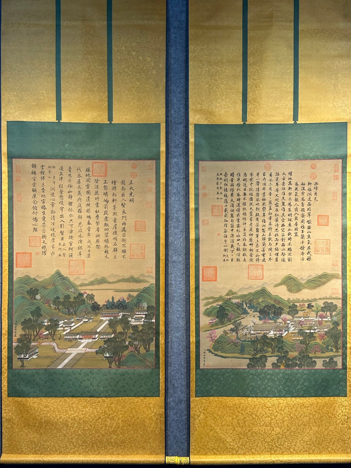 Chinese scroll painting Giuseppe