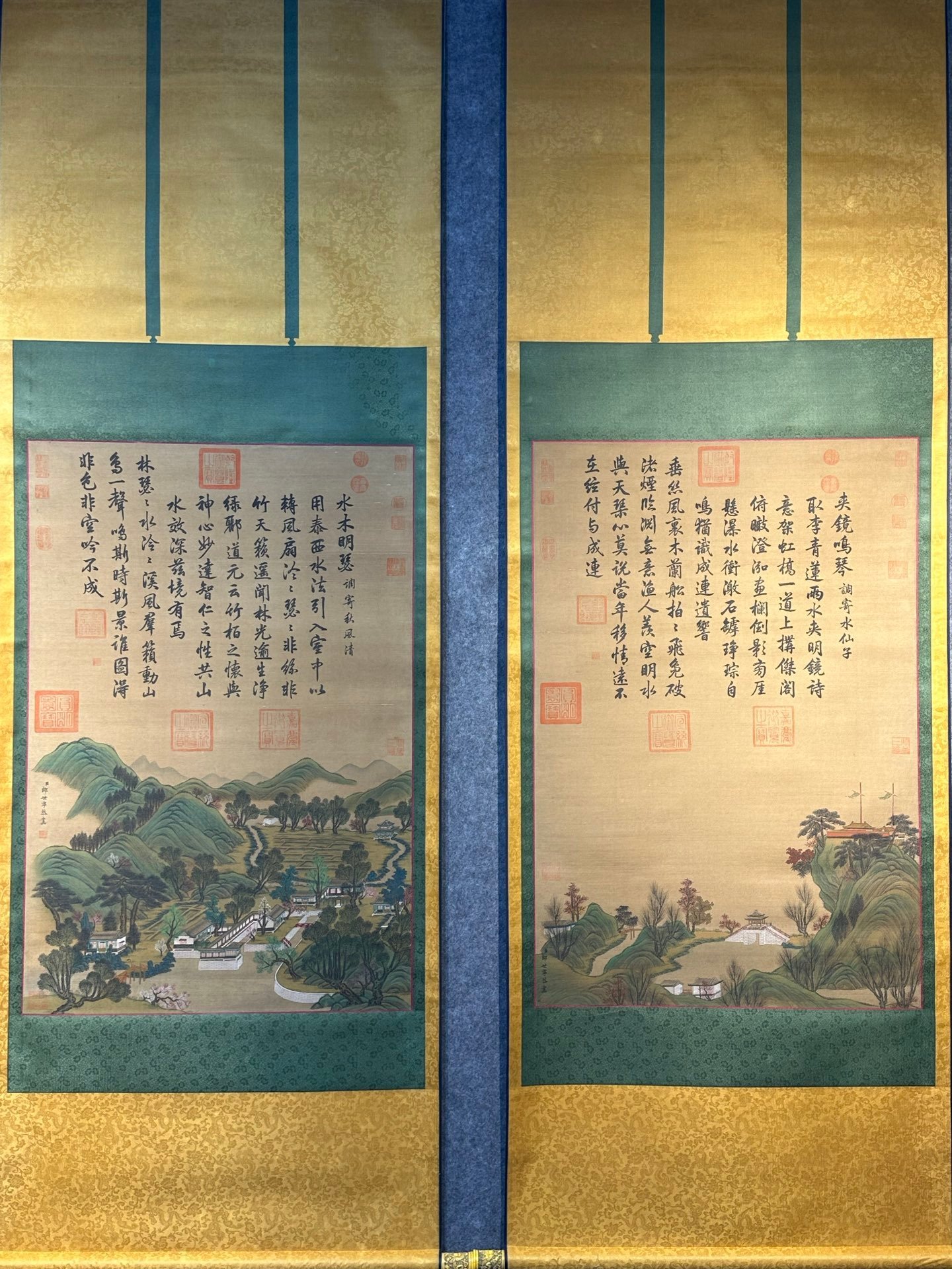 Chinese scroll painting Giuseppe