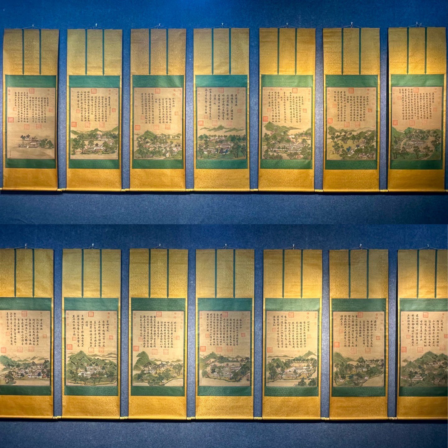 Chinese scroll painting Giuseppe