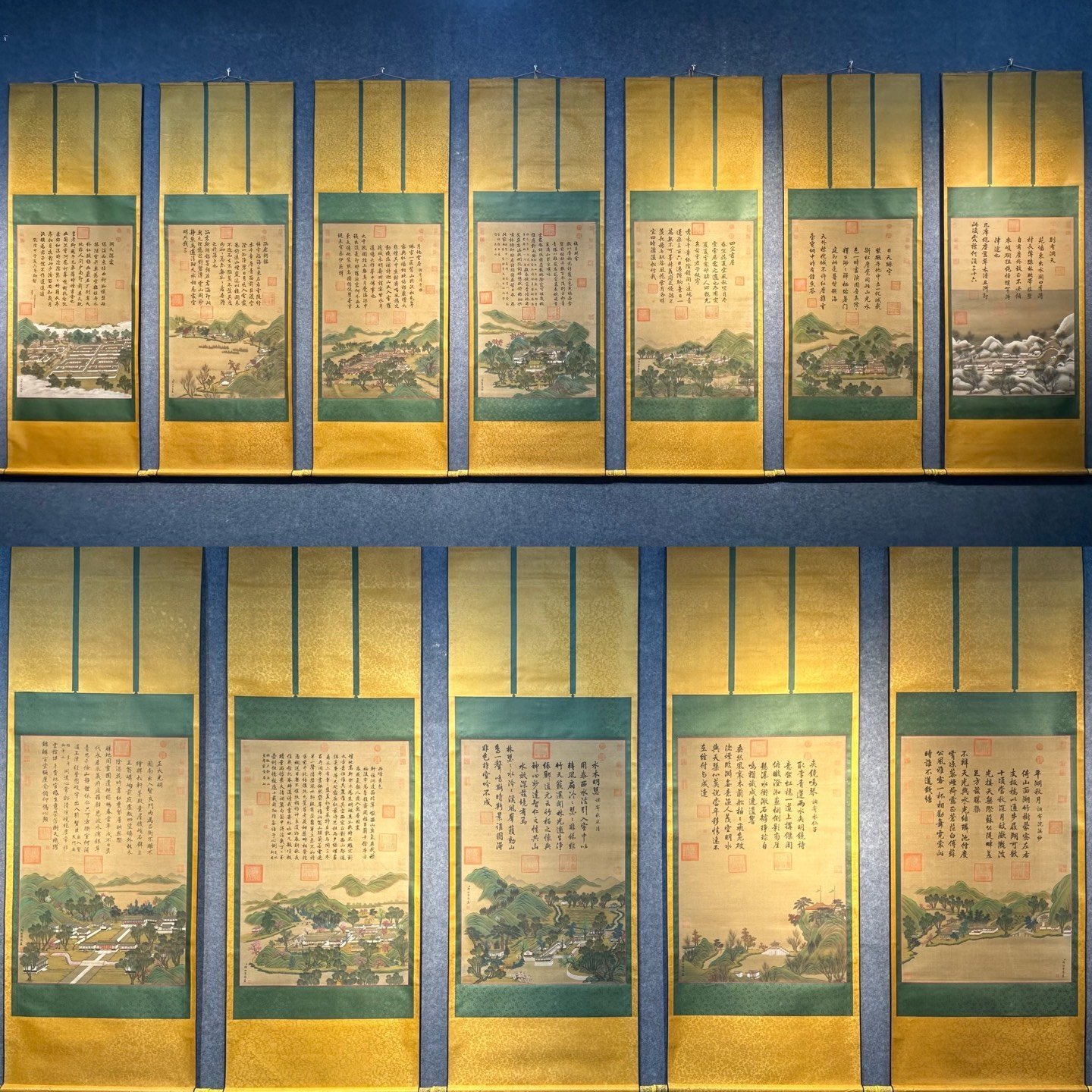 Chinese scroll painting Giuseppe