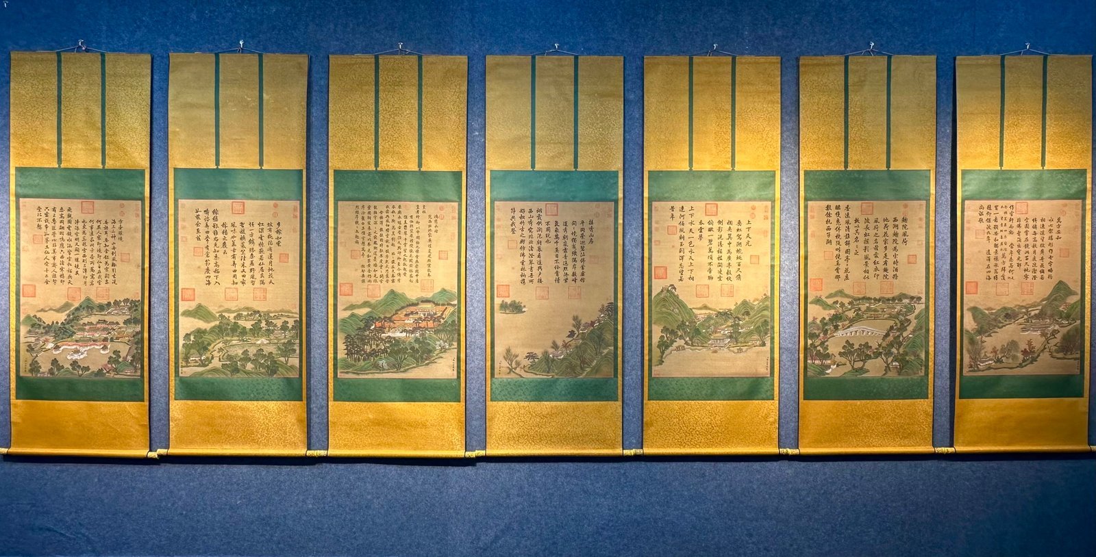 Chinese scroll painting Giuseppe