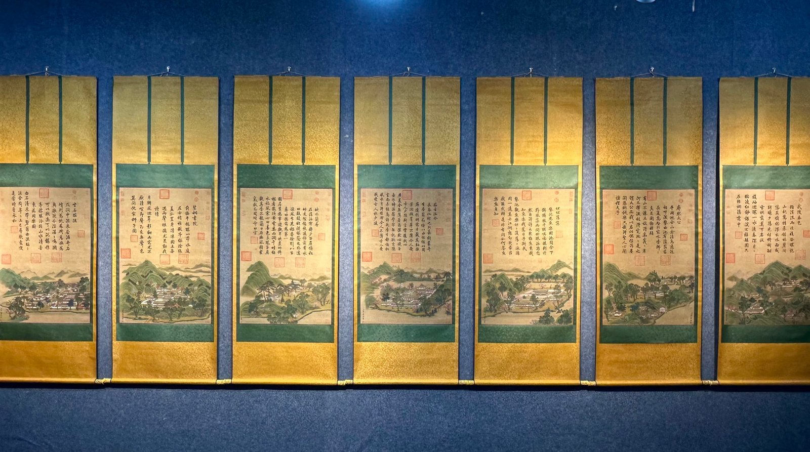 Chinese scroll painting Giuseppe