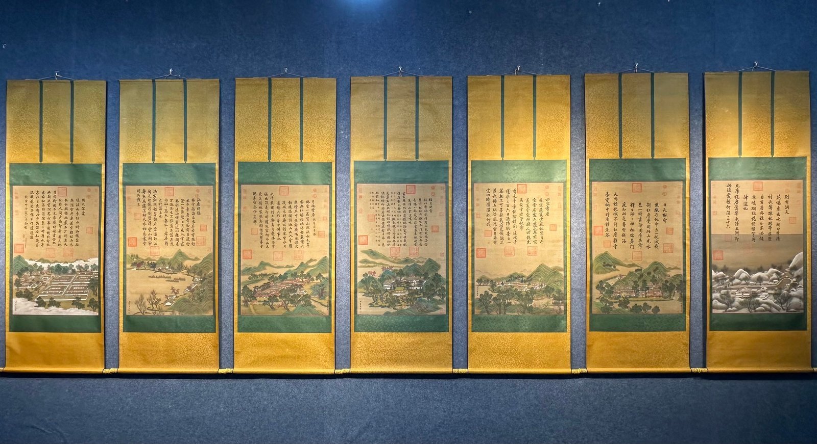 Chinese scroll painting Giuseppe