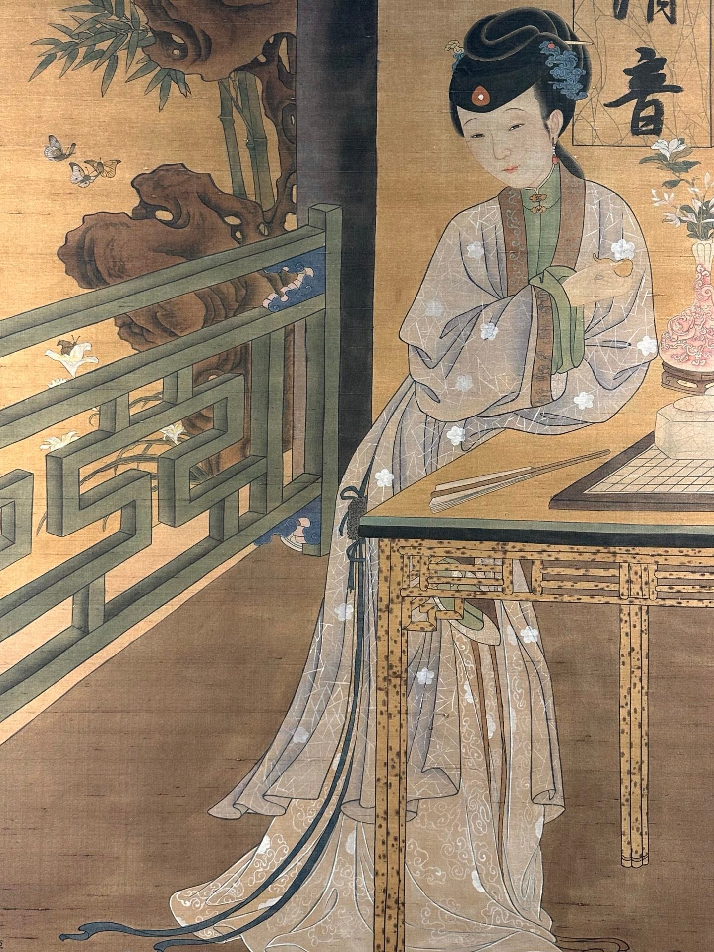 Chinese scroll painting Giuseppe