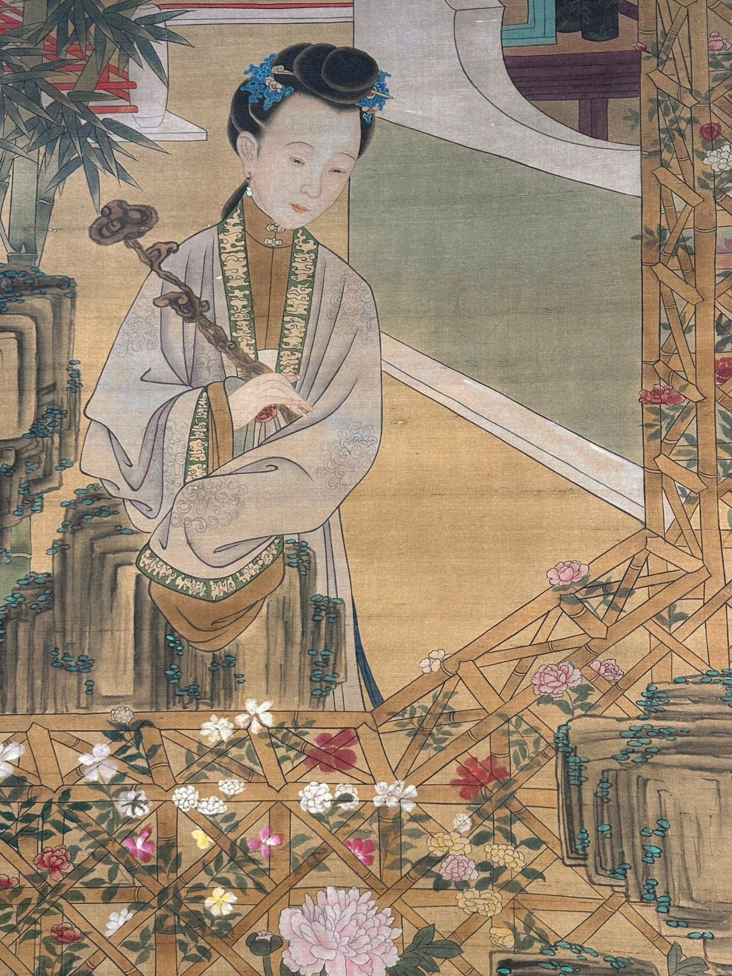 Chinese scroll painting Giuseppe