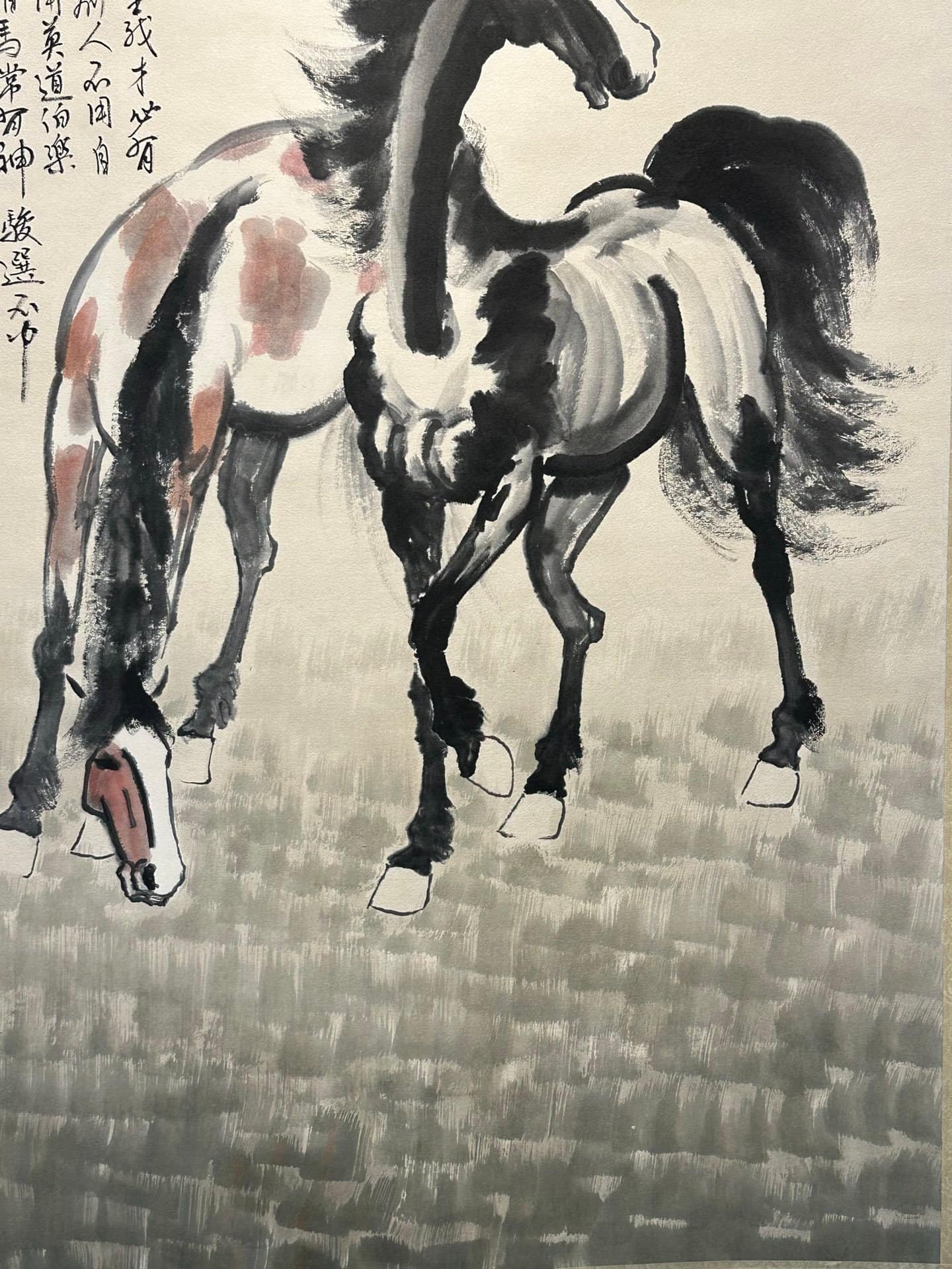 Chinese scroll painting Xu Beihong
