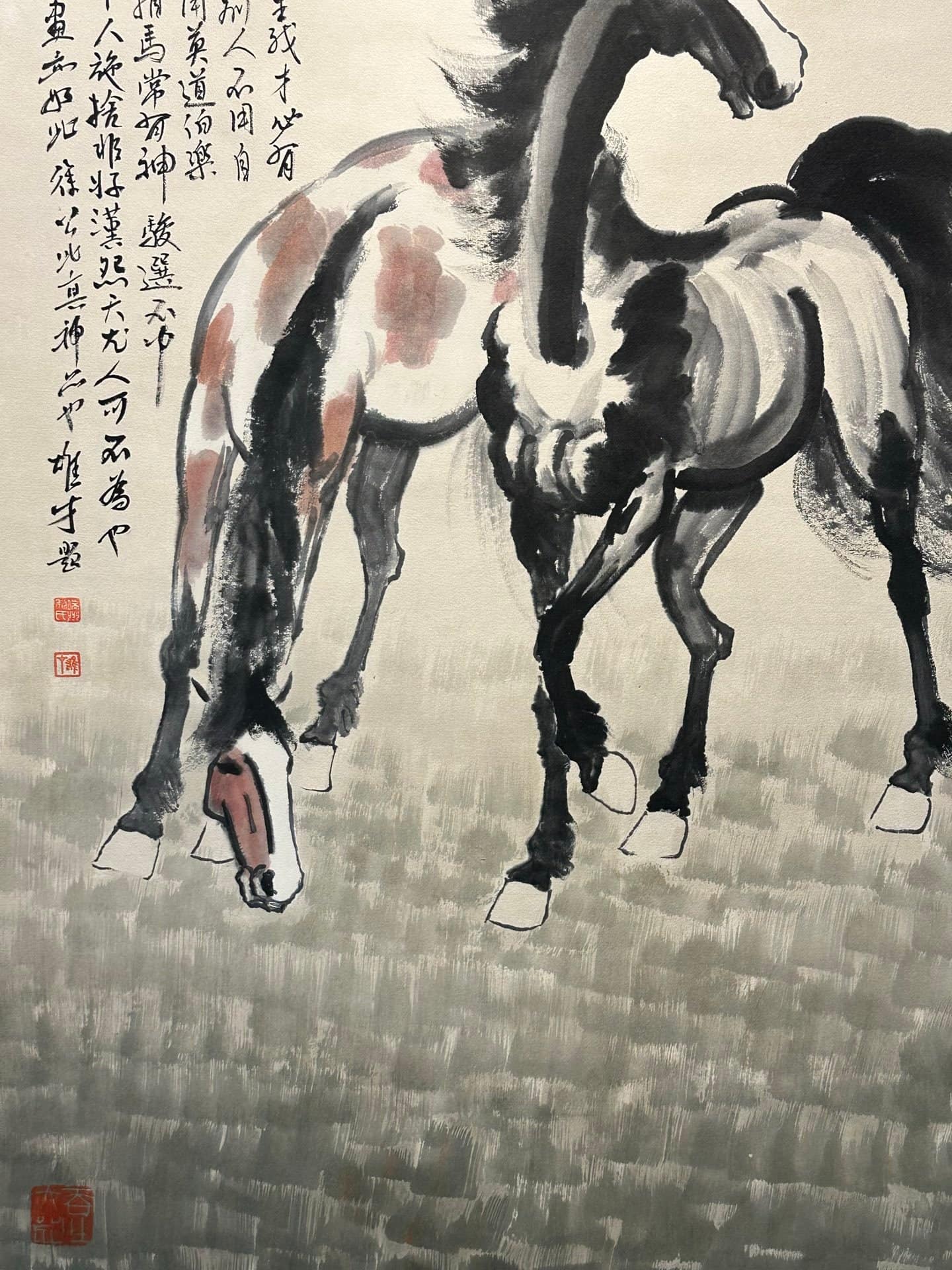Chinese scroll painting Xu Beihong