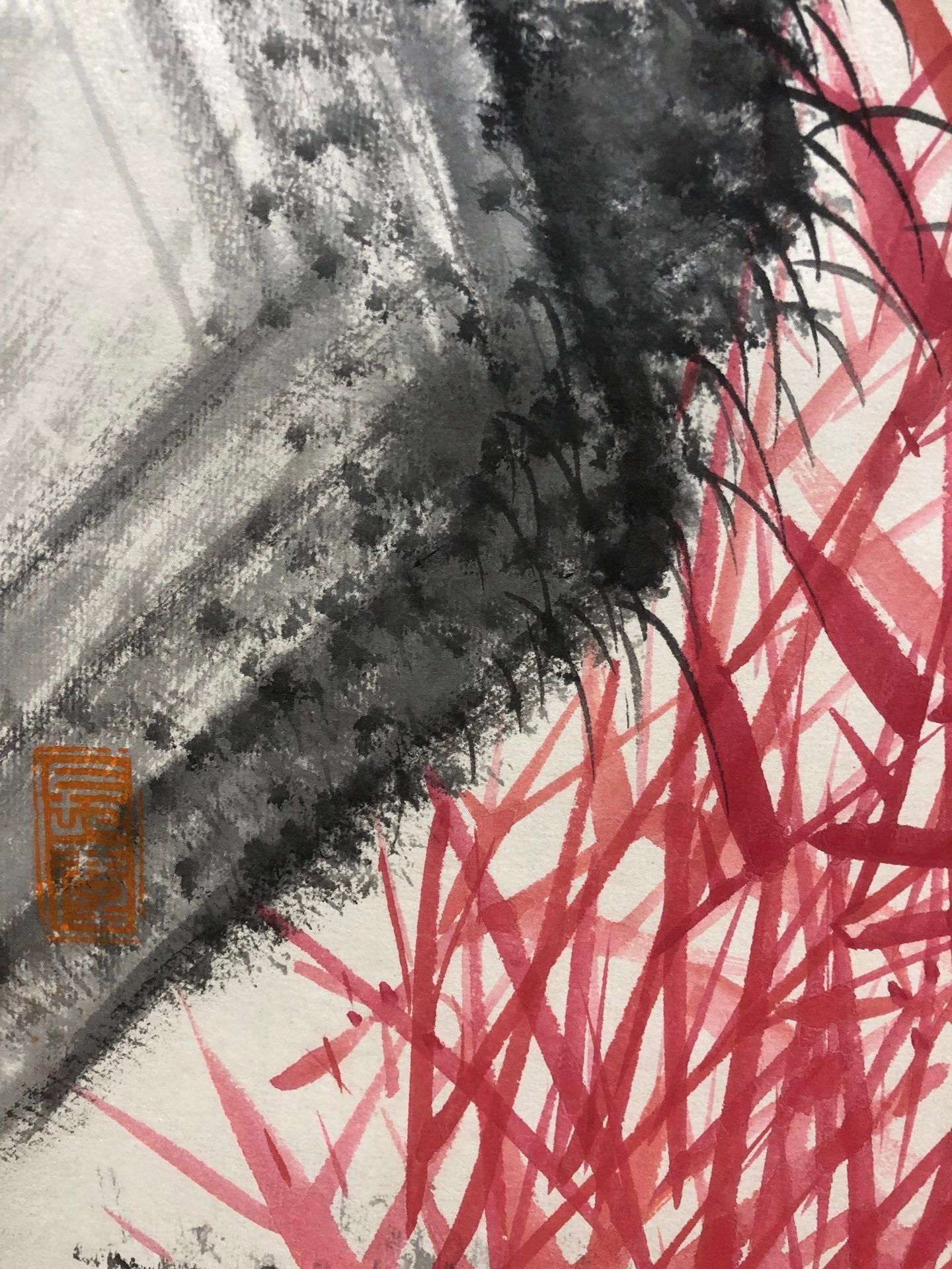 Chinese scroll painting Gioro Qigong