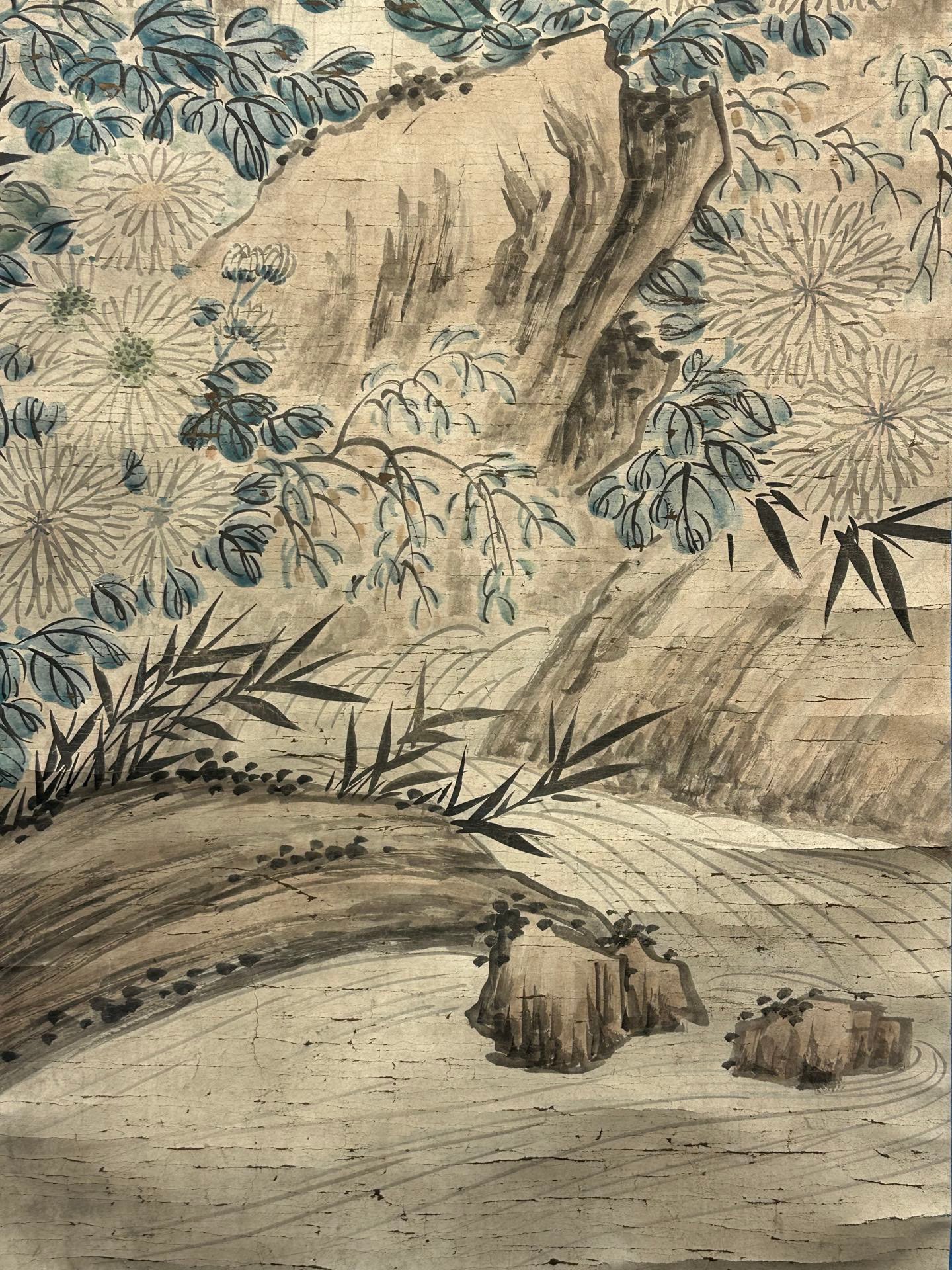 Chinese scroll painting Xigang