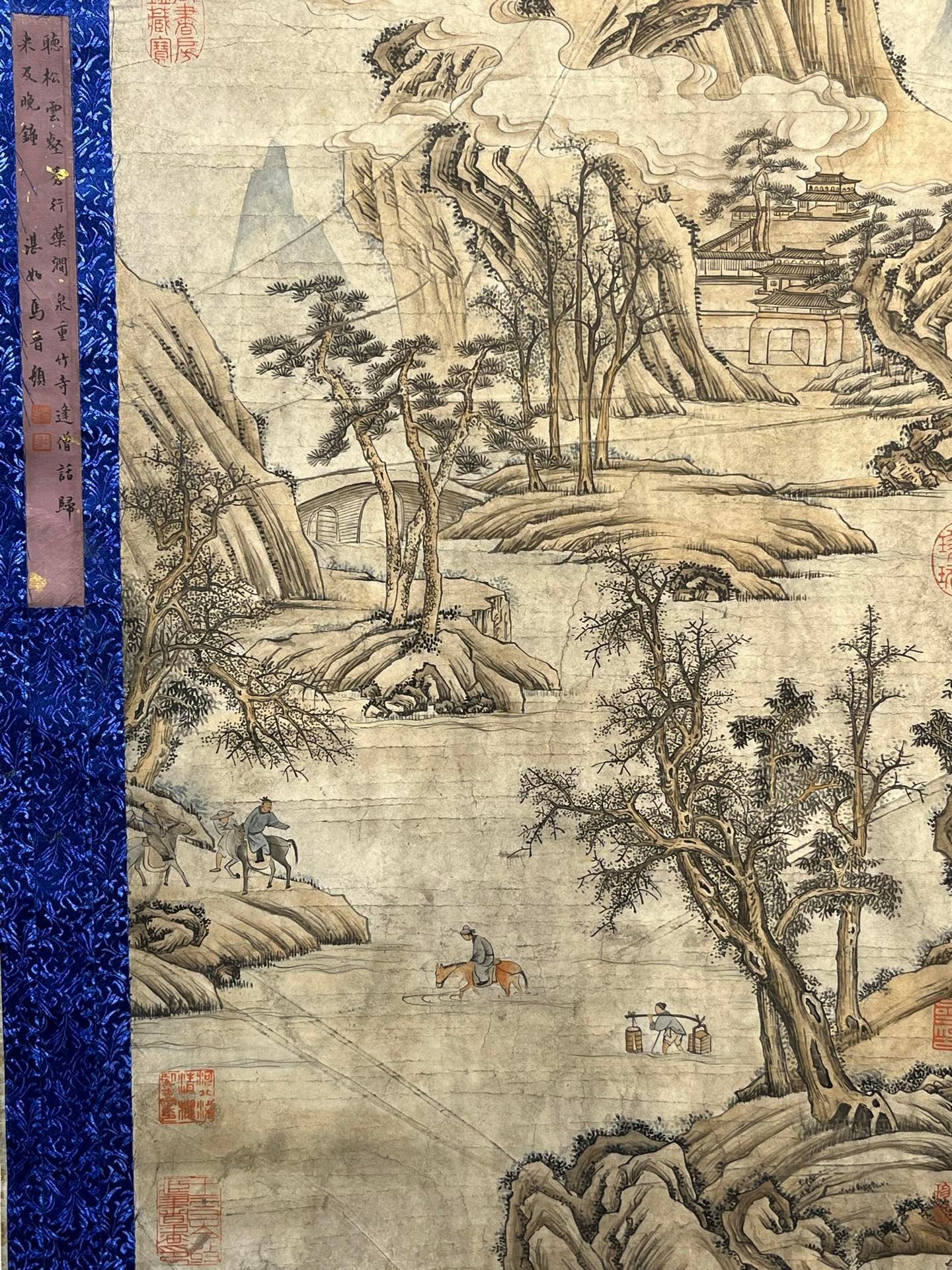Chinese scroll painting Shangguan Zhou