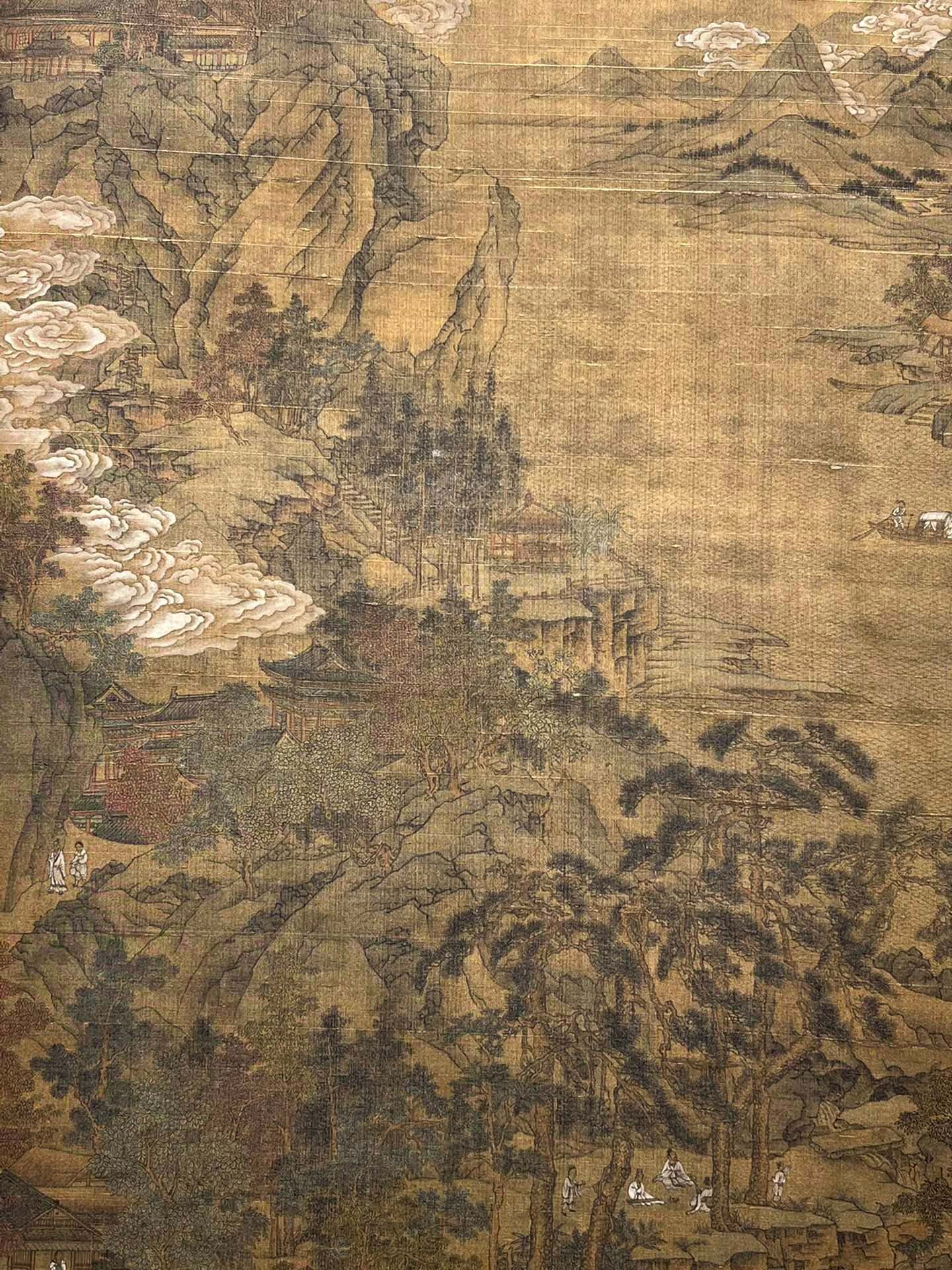 Chinese scroll painting Liu Songnian