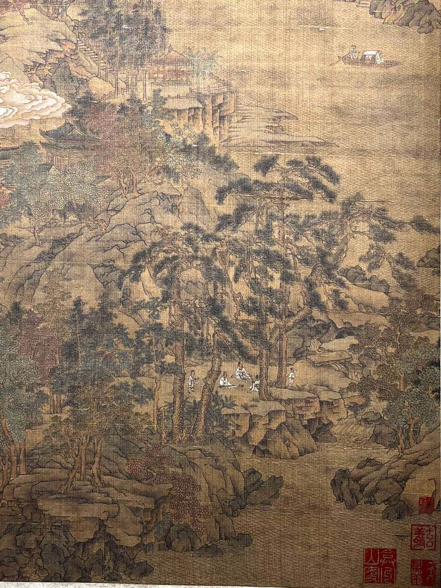 Chinese scroll painting Liu Songnian