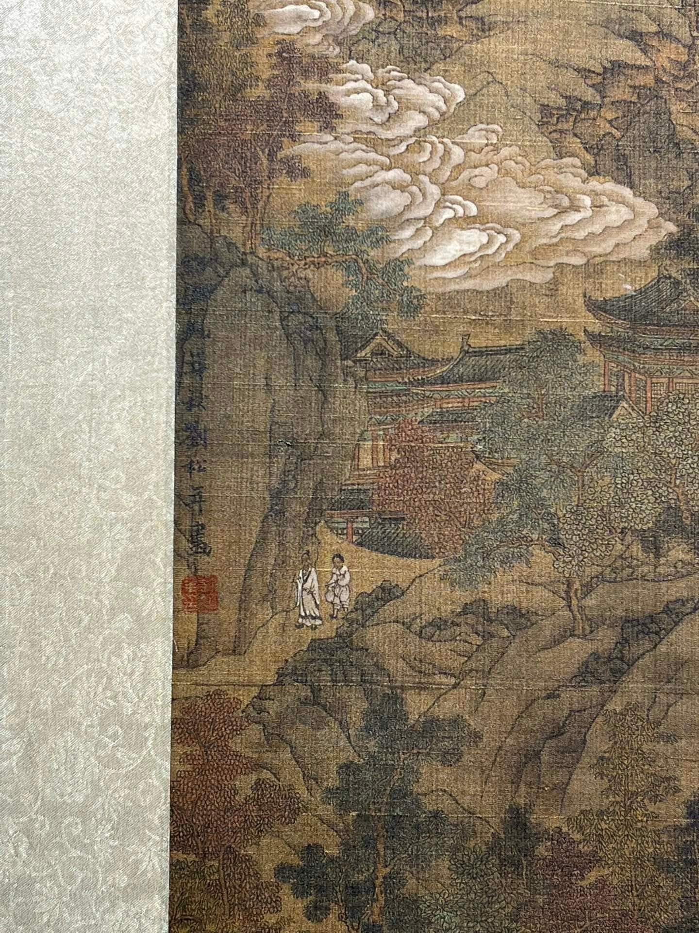 Chinese scroll painting Liu Songnian