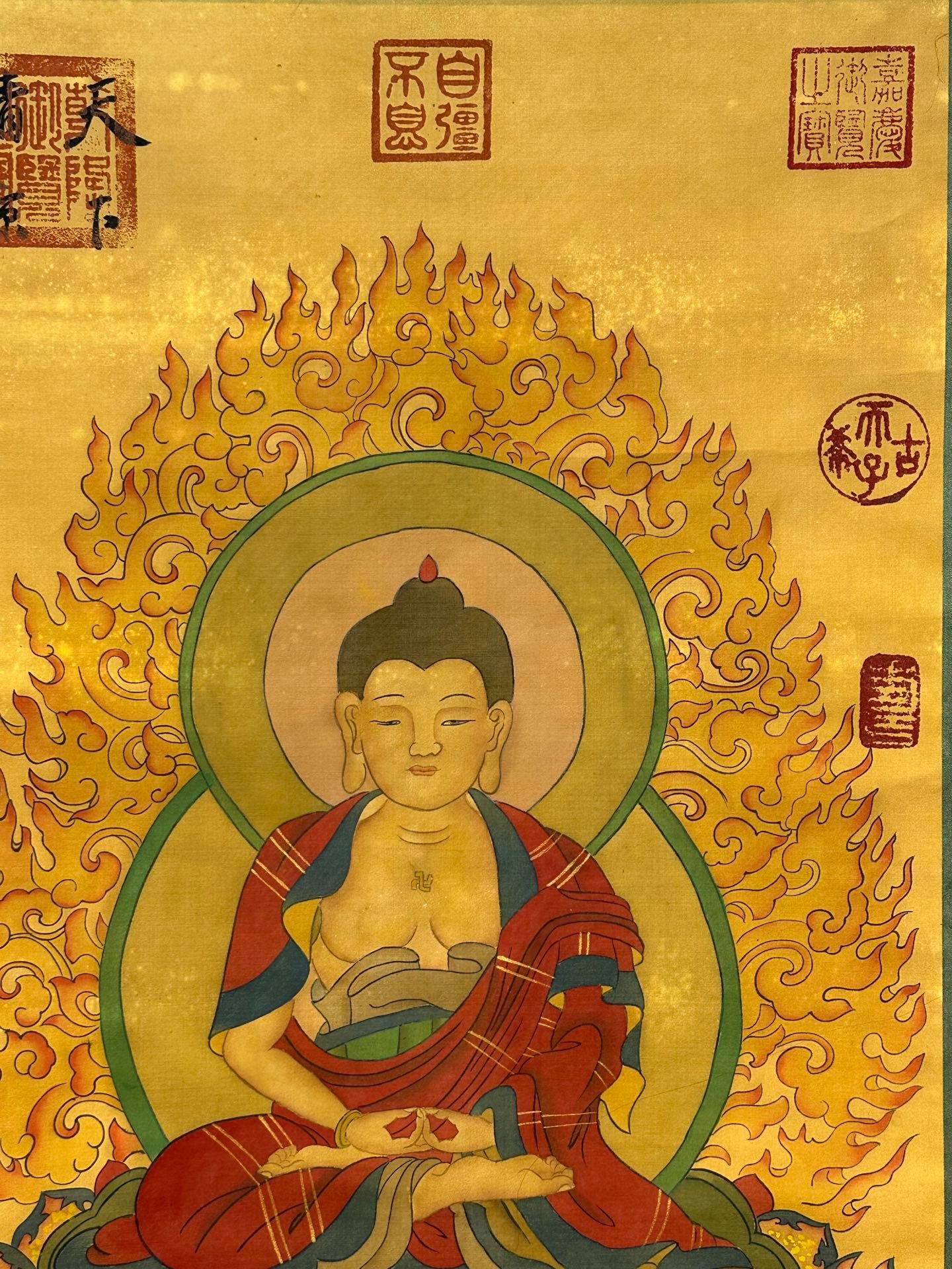 Chinese scroll painting Wu Daozi