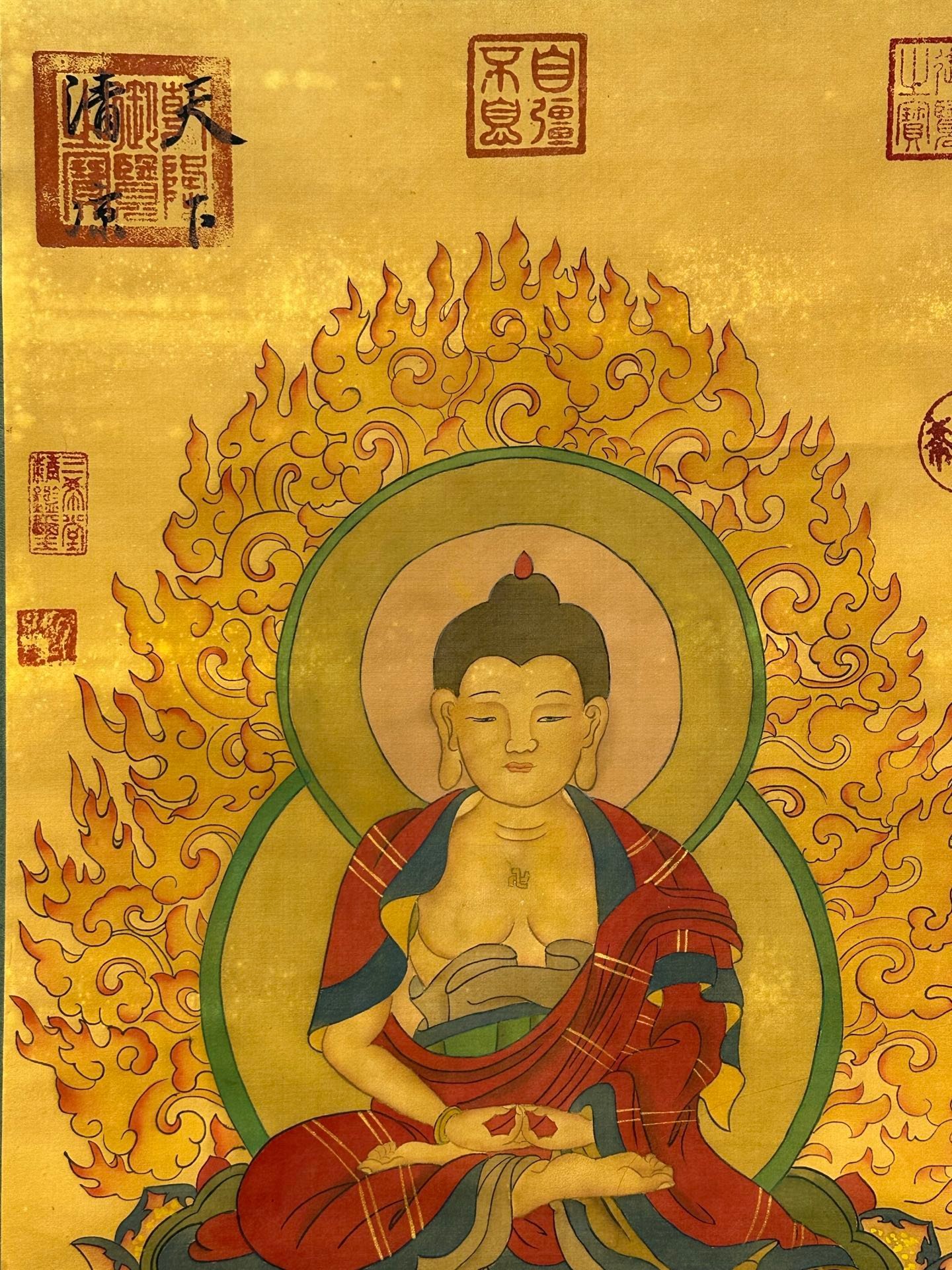 Chinese scroll painting Wu Daozi
