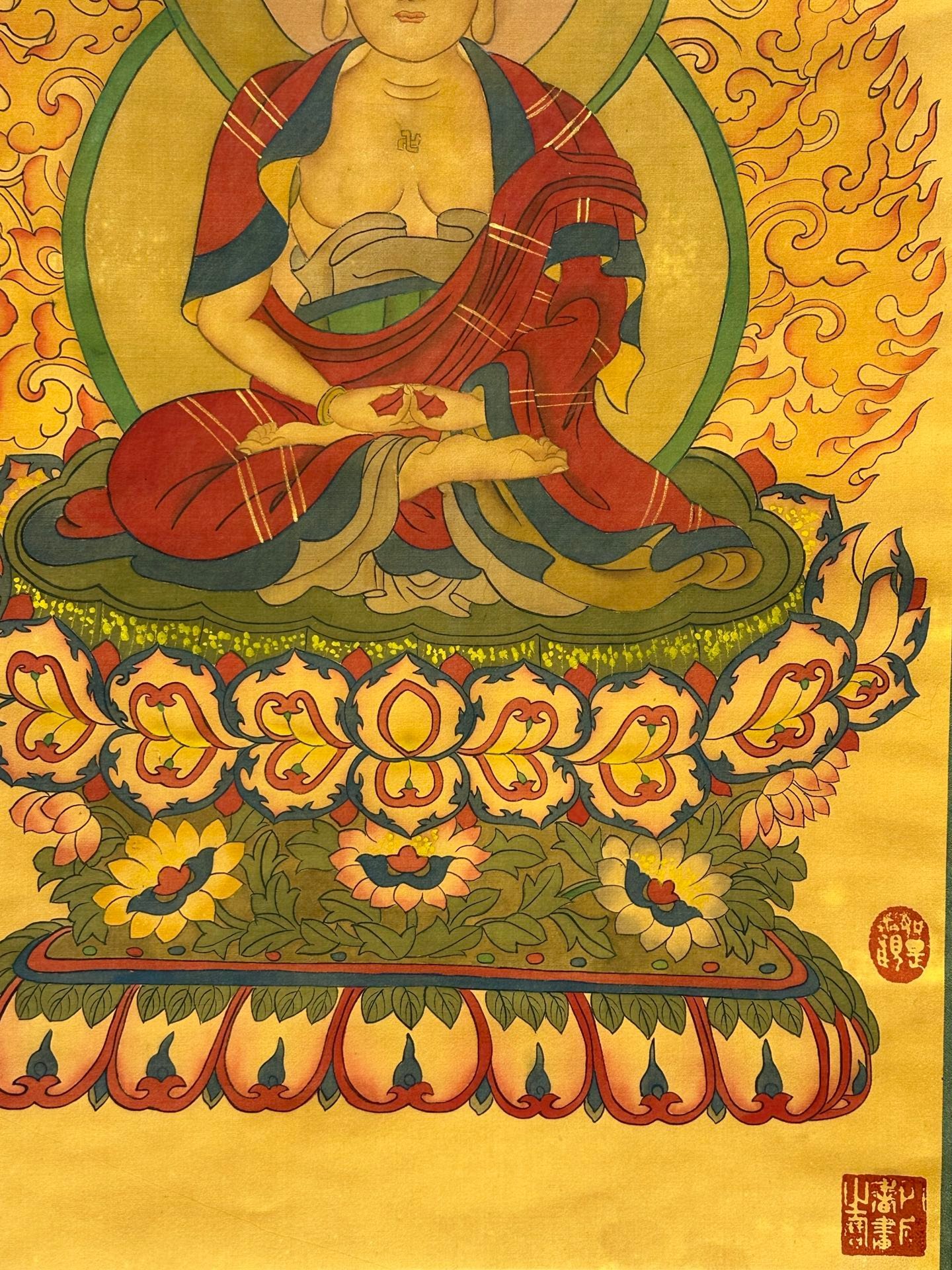 Chinese scroll painting Wu Daozi