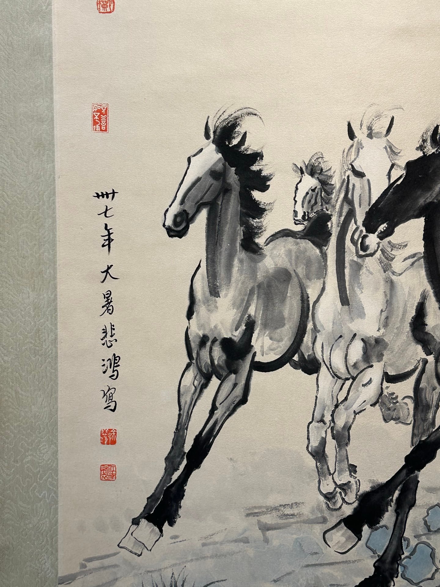 Chinese scroll painting Xu Beihong