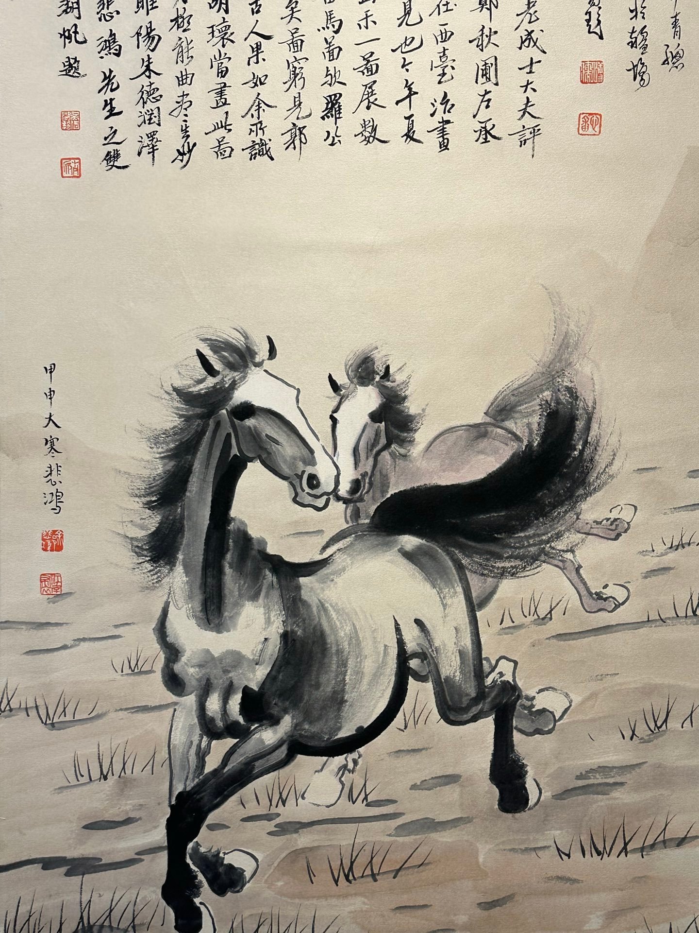 Chinese scroll painting Xu Beihong