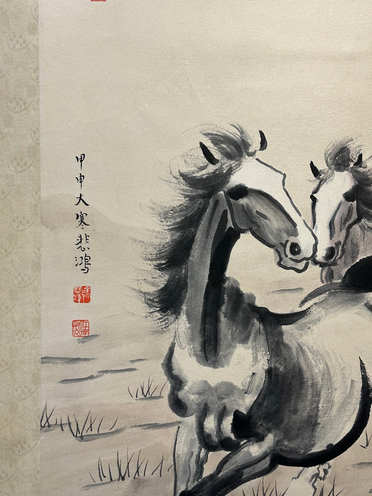 Chinese scroll painting Xu Beihong