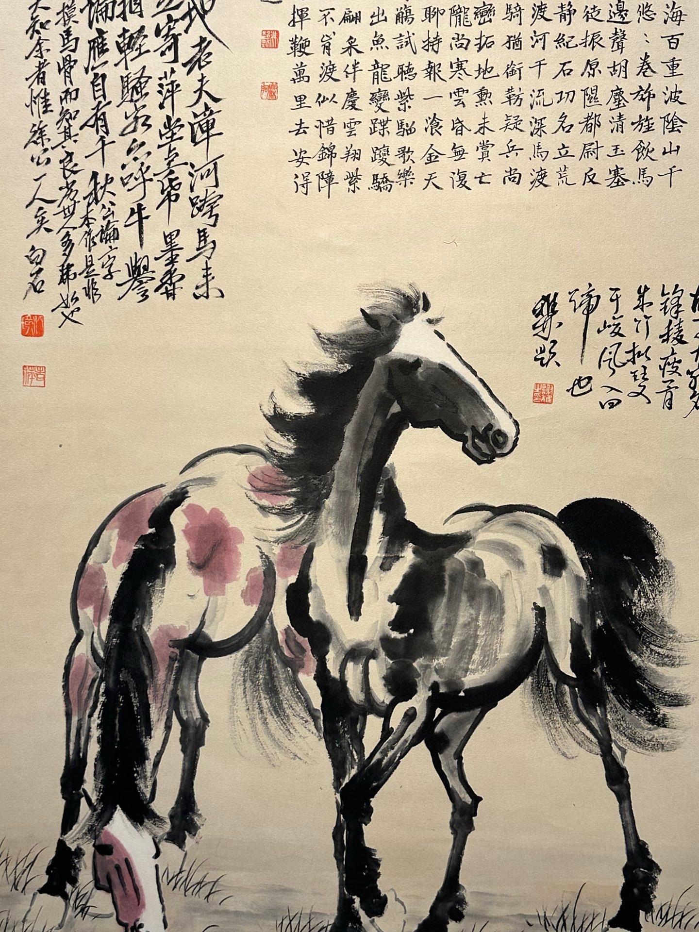 Chinese scroll painting Xu Beihong