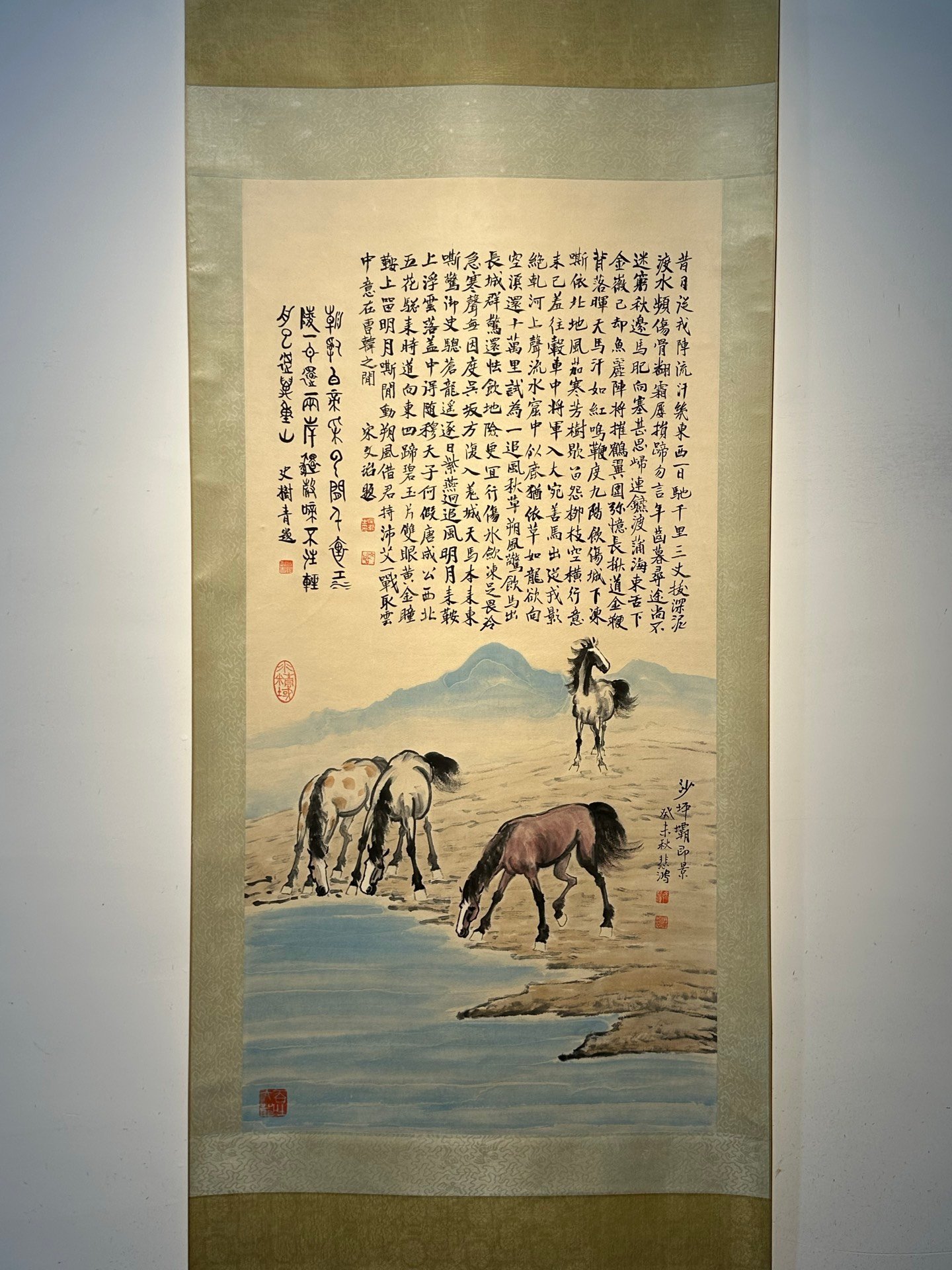 Chinese scroll painting Xu Beihong
