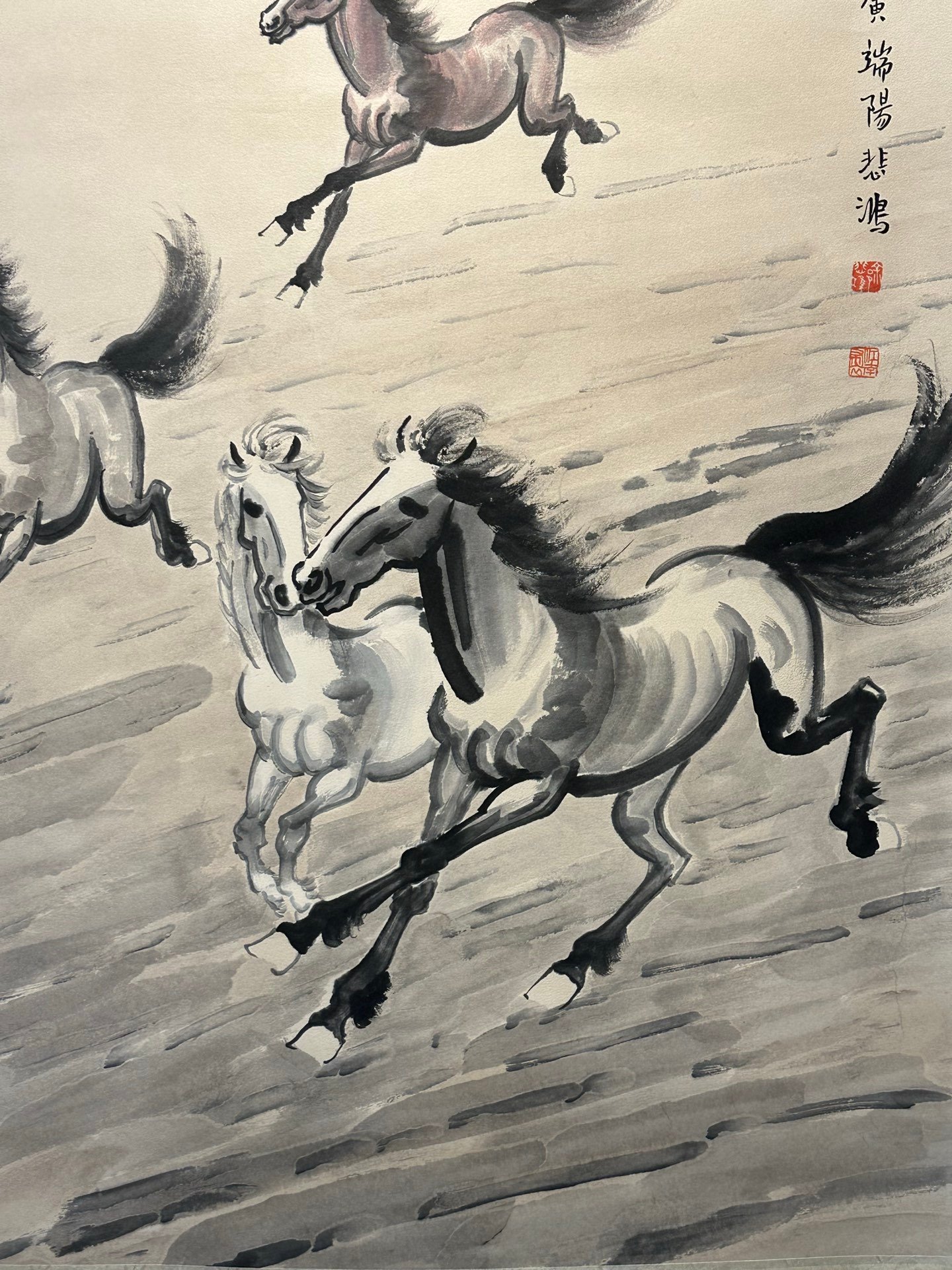 Chinese scroll painting Xu Beihong