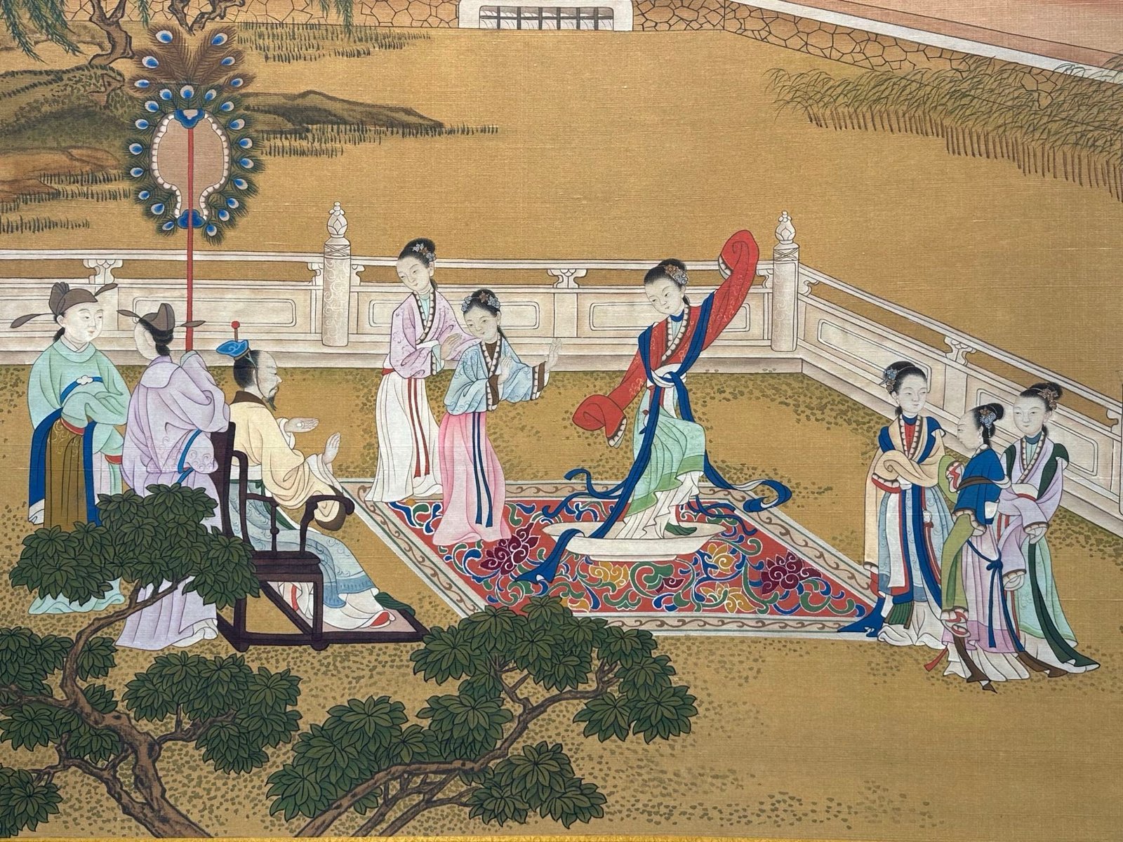 Chinese scroll painting Giuseppe